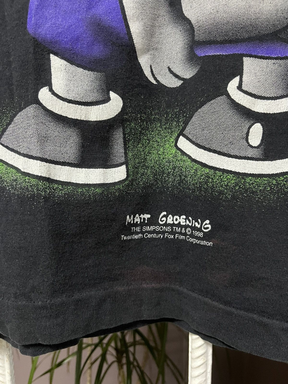 Cartoon Network × The Simpsons Vintage Simpsons Single Stitch 1998 Graphic Tee Size US S / EU 44-46 / 1 - 2 Thumbnail