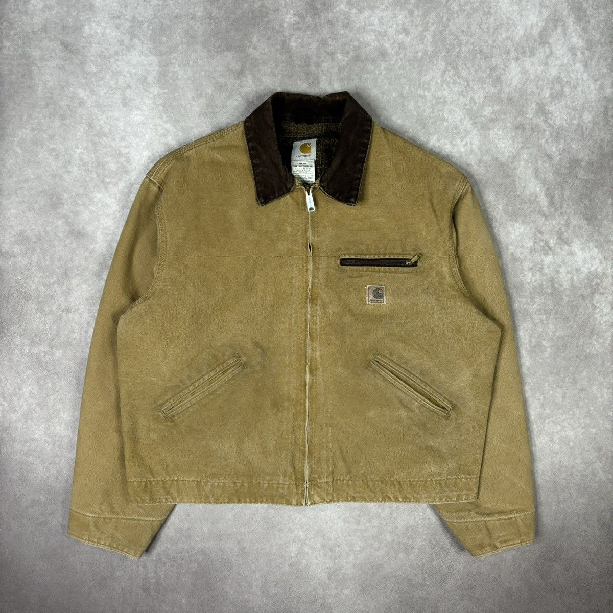 image of Carhartt Tan/light Brown Detroit Jacket XL J97, Men's