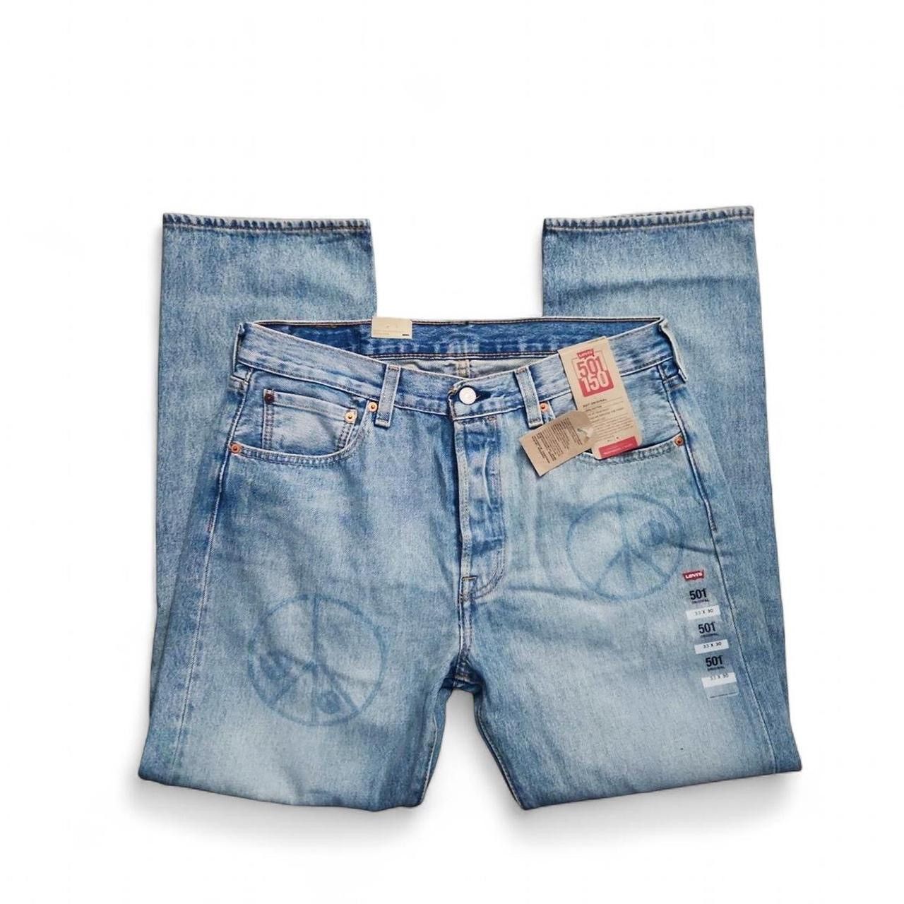Levi's Levi’s 150th anniversary “PEACE NO WAR” 501 jeans 32 x 34 Size US 32 / EU 48 - 8 Thumbnail