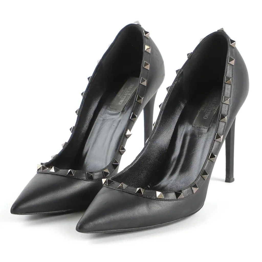 Valentino Valentino Garavani Leather Heels Size US 8 / IT 38 - 1 Thumbnail