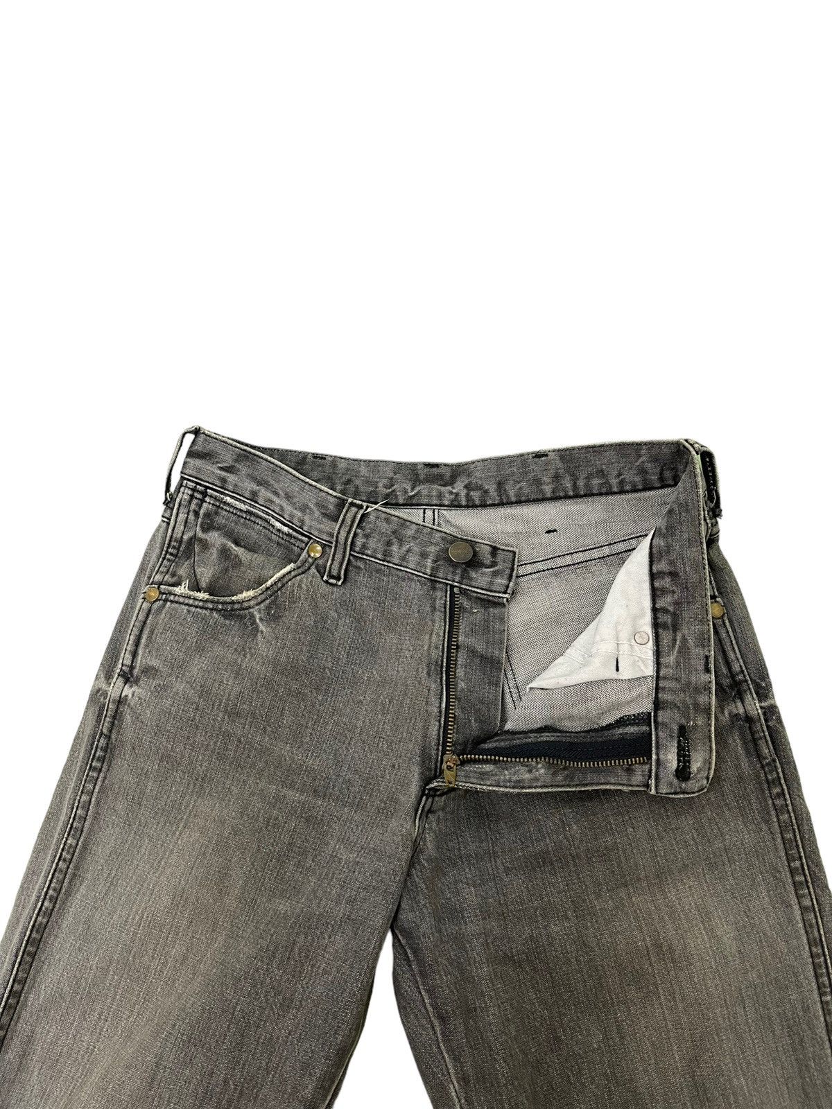 Japanese Brand Flare Jeans Vtg Wrangler Faded Distress Boot Cut 7🟦0 Size US 30 / EU 46 - 9 Thumbnail
