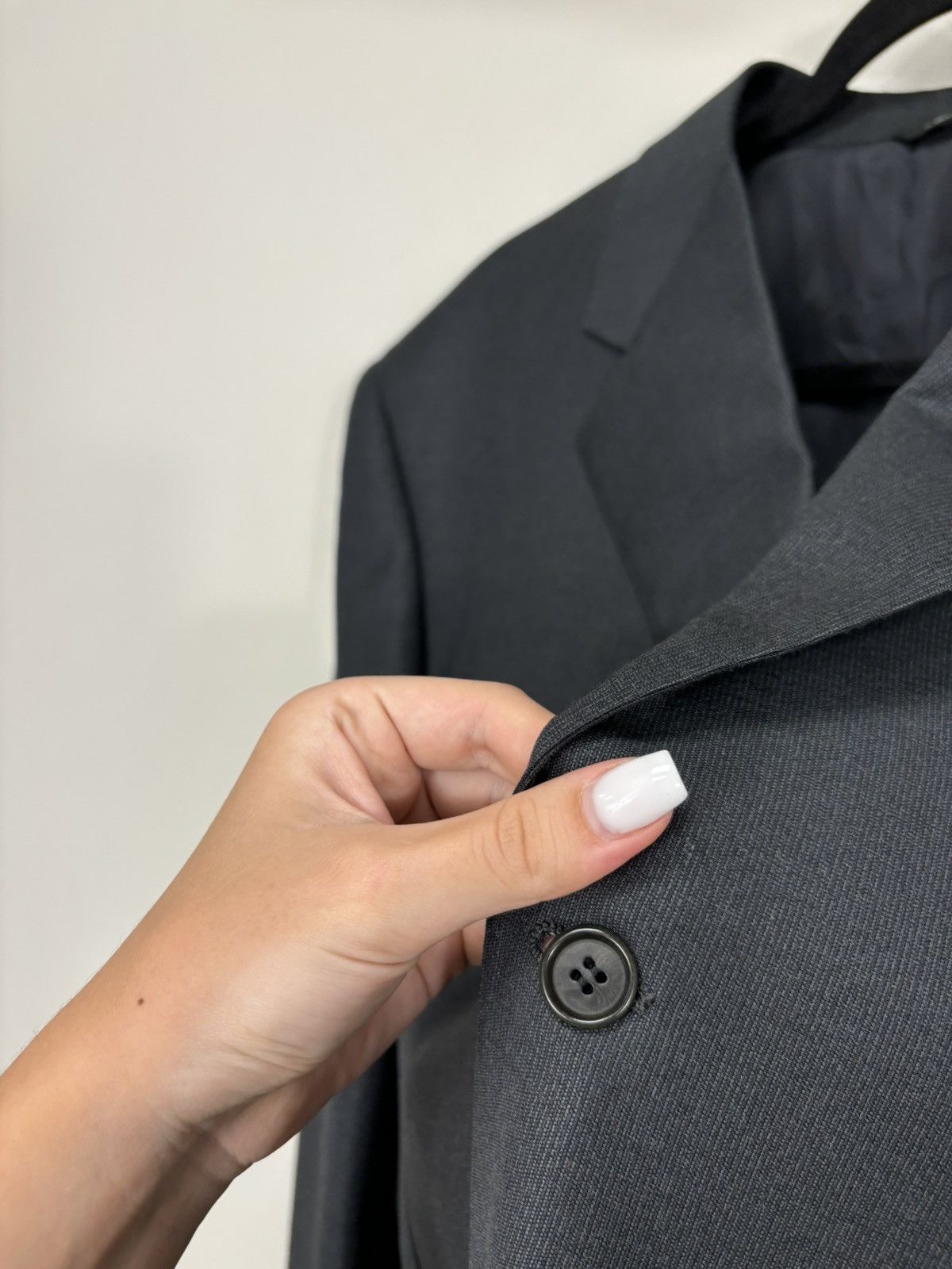 Canali Canali Men’s 3-Buttons Classic Formal Wool Blazer Jacket Size 44R - 9 Thumbnail