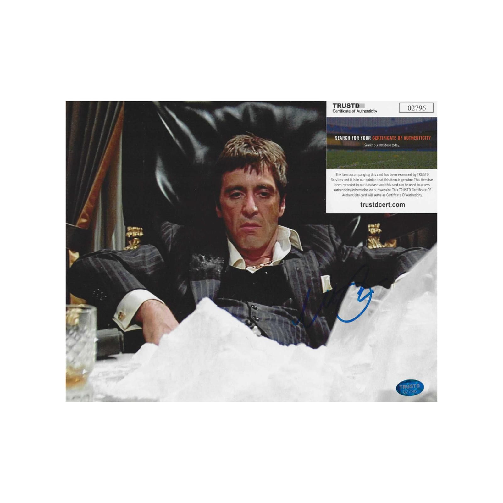 Other Al Pacino "Scarface" autographed 8x10 photo COA W/Frame Size ONE SIZE - 4 Thumbnail