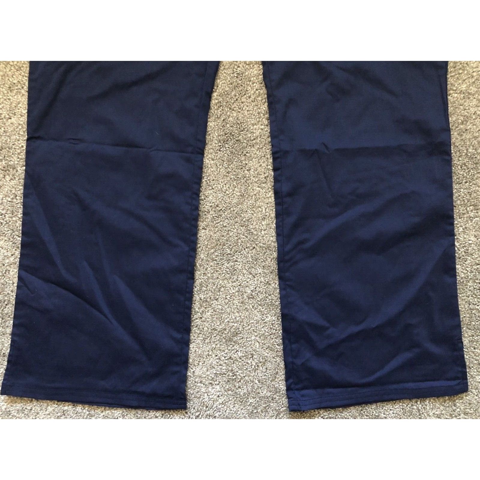 Cherokee Cherokee Workwear Revolution Scrub Pants WW120 Women's L Slight Flare Drawstring Blue Size 36" / US 14 / IT 50 - 5 Thumbnail