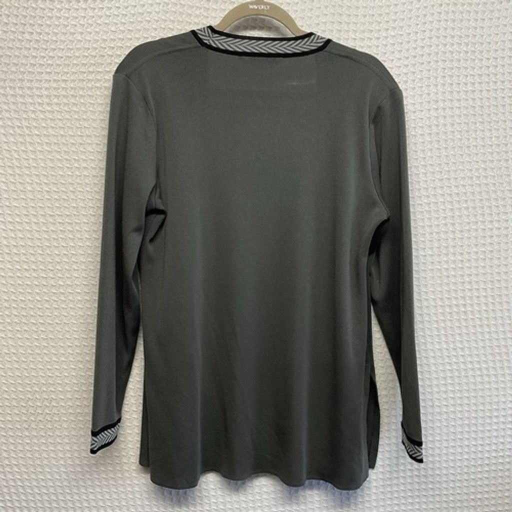 Other Exclusively Misook Knit Long Slv Open Front Cardigan Women L Size L / US 10 / IT 46 - 3 Thumbnail