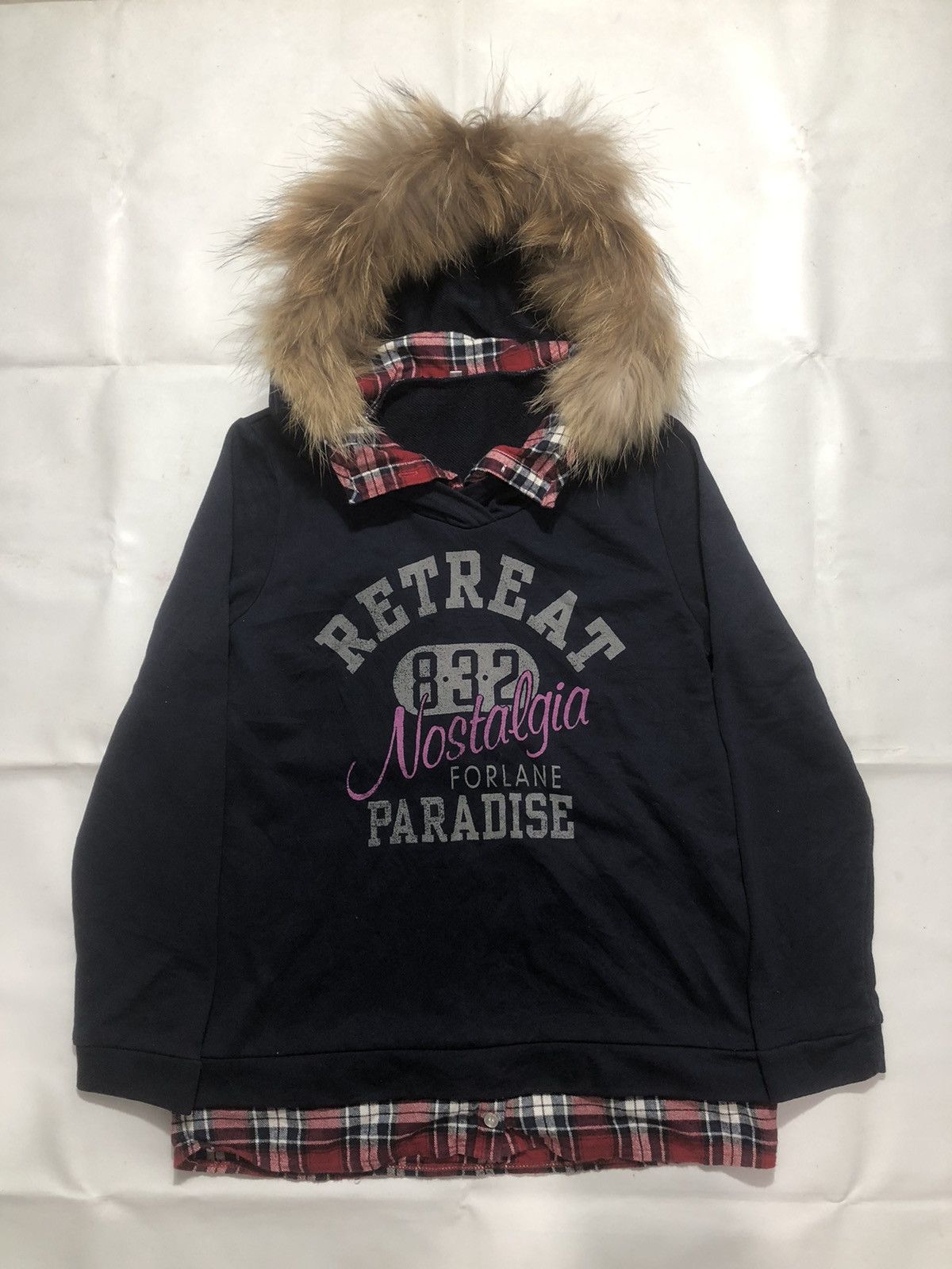 Hysteric Glamour Japan Poem Faux Fur Hoodie Zip Lgb ifsix Style Size US M / EU 48-50 / 2 - 1 Thumbnail