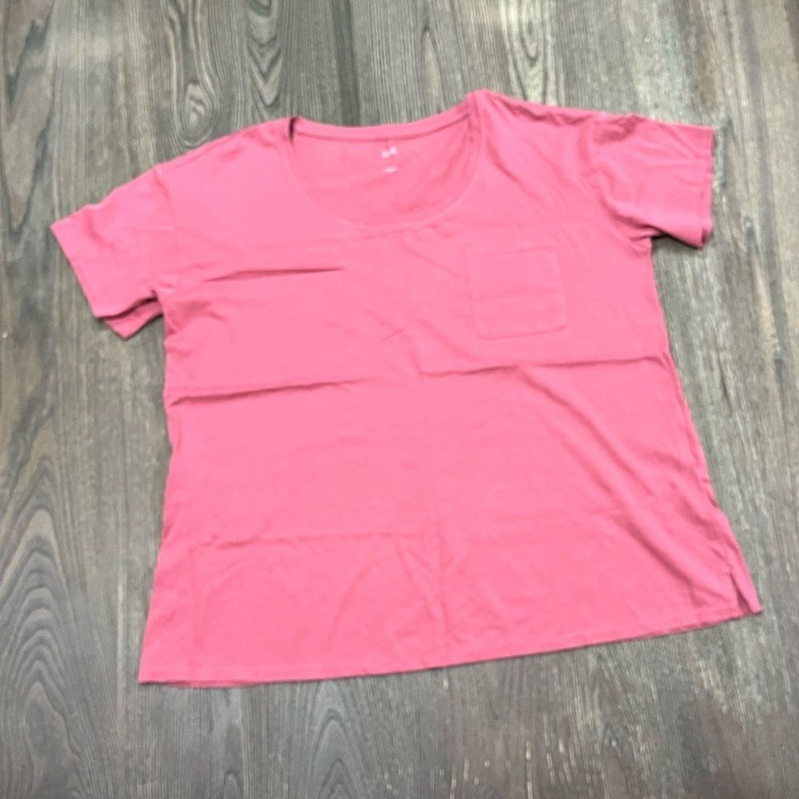 J. Jill NWOT J.Jill Blouse Top Short Sleeve Round Neck Chest Pocket Size S / US 4 / IT 40 - 1 Thumbnail
