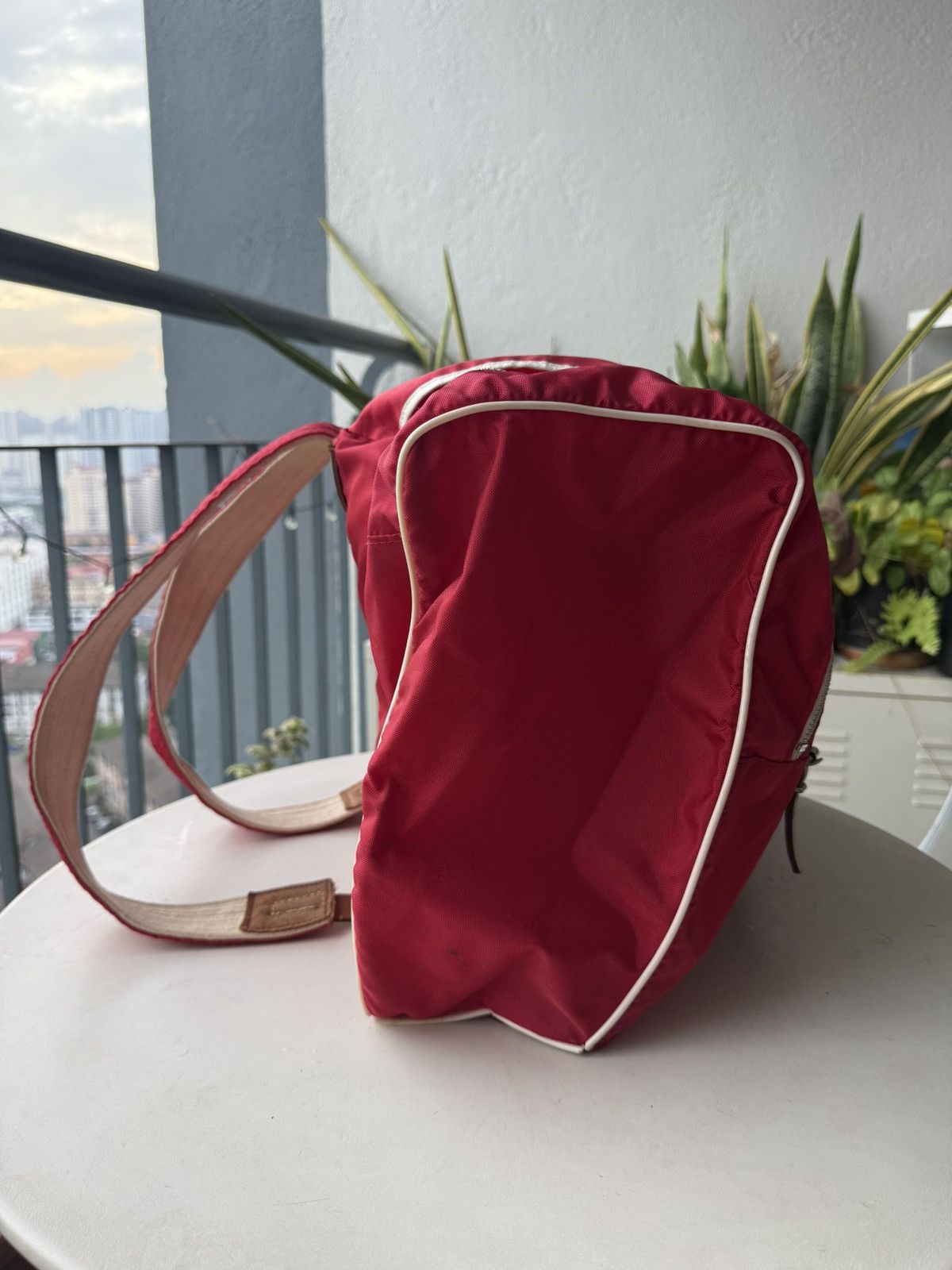 Mizuno RARE ‼️ 1970s Vintage Mizuno Red Nylon Parachute Backpack Size ONE SIZE - 3 Thumbnail
