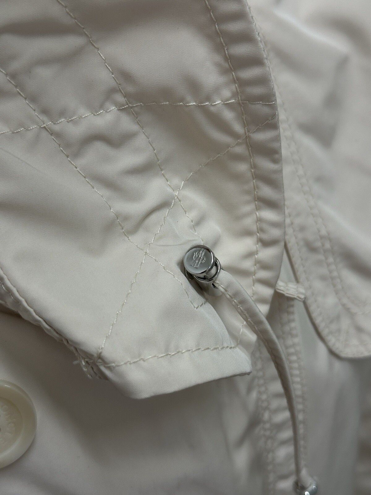 Moncler Moncler Nerine Women Belted Trench Coat Jacket Nylon Shirri Size L / US 10 / IT 46 - 15 Thumbnail