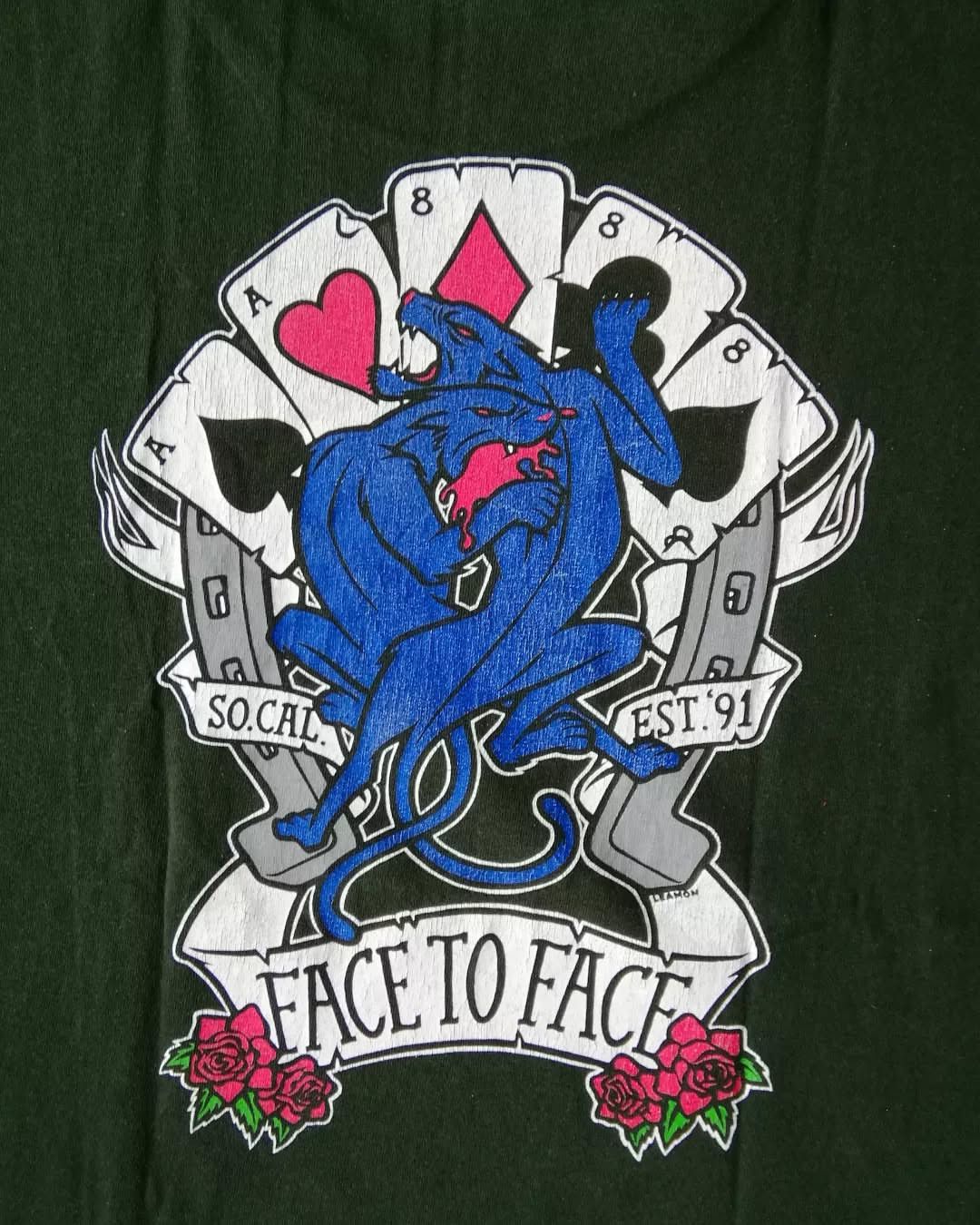 Band Tees × Vintage Vintage Face to Face Ace Girl Graphic Punk Rock Band Tees Size US L / EU 52-54 / 3 - 2 Thumbnail
