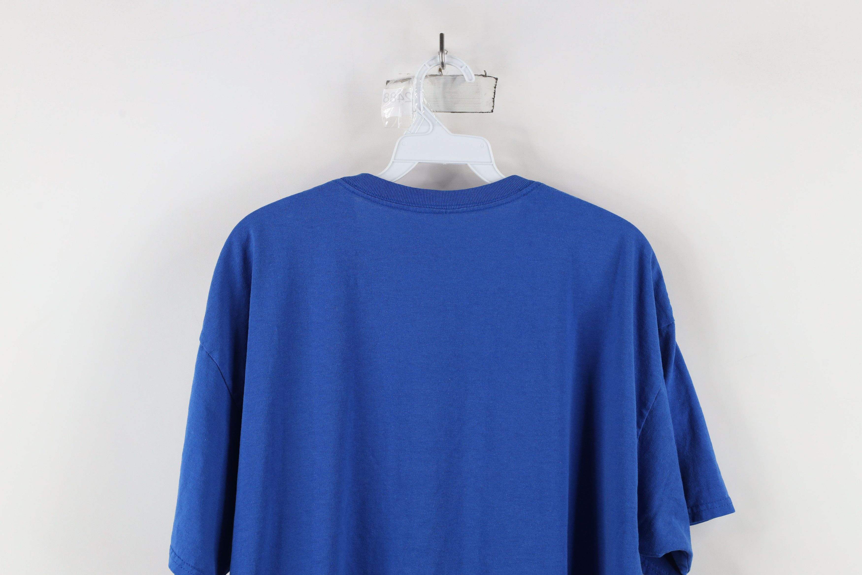 Vintage Vintage 90s Spell Out Jeep Motor Co Toledo T-Shirt Blue Size US L / EU 52-54 / 3 - 10 Thumbnail