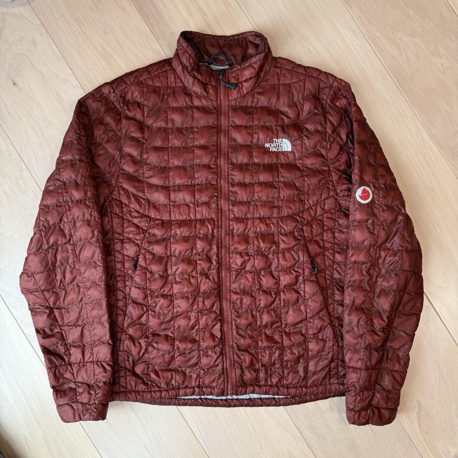 The North Face North Face Thermoball Jacket Medium Burgandy Full Zip Size US M / EU 48-50 / 2 - 2 Thumbnail