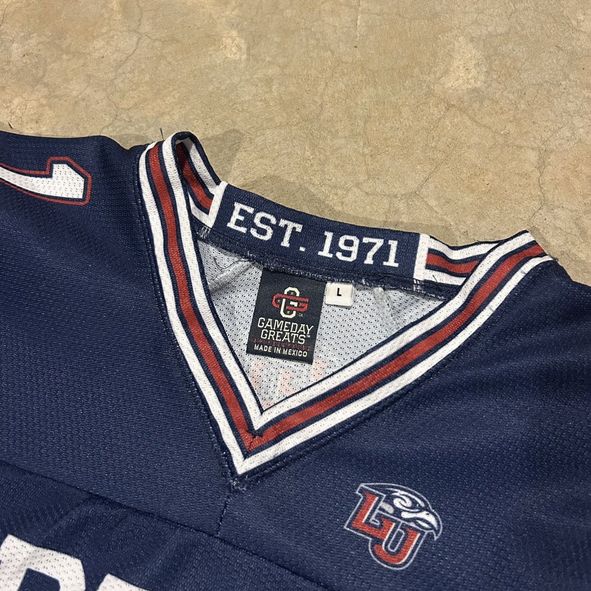 NCAA × Vintage Vintage 2000s Liberty University Flames Football Jersey Size US L / EU 52-54 / 3 - 5 Thumbnail