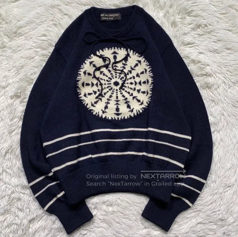 Comme des Garcons Comme des Garcons Snowflake Wool Sweater Size US S / EU 44-46 / 1 - 1 Thumbnail