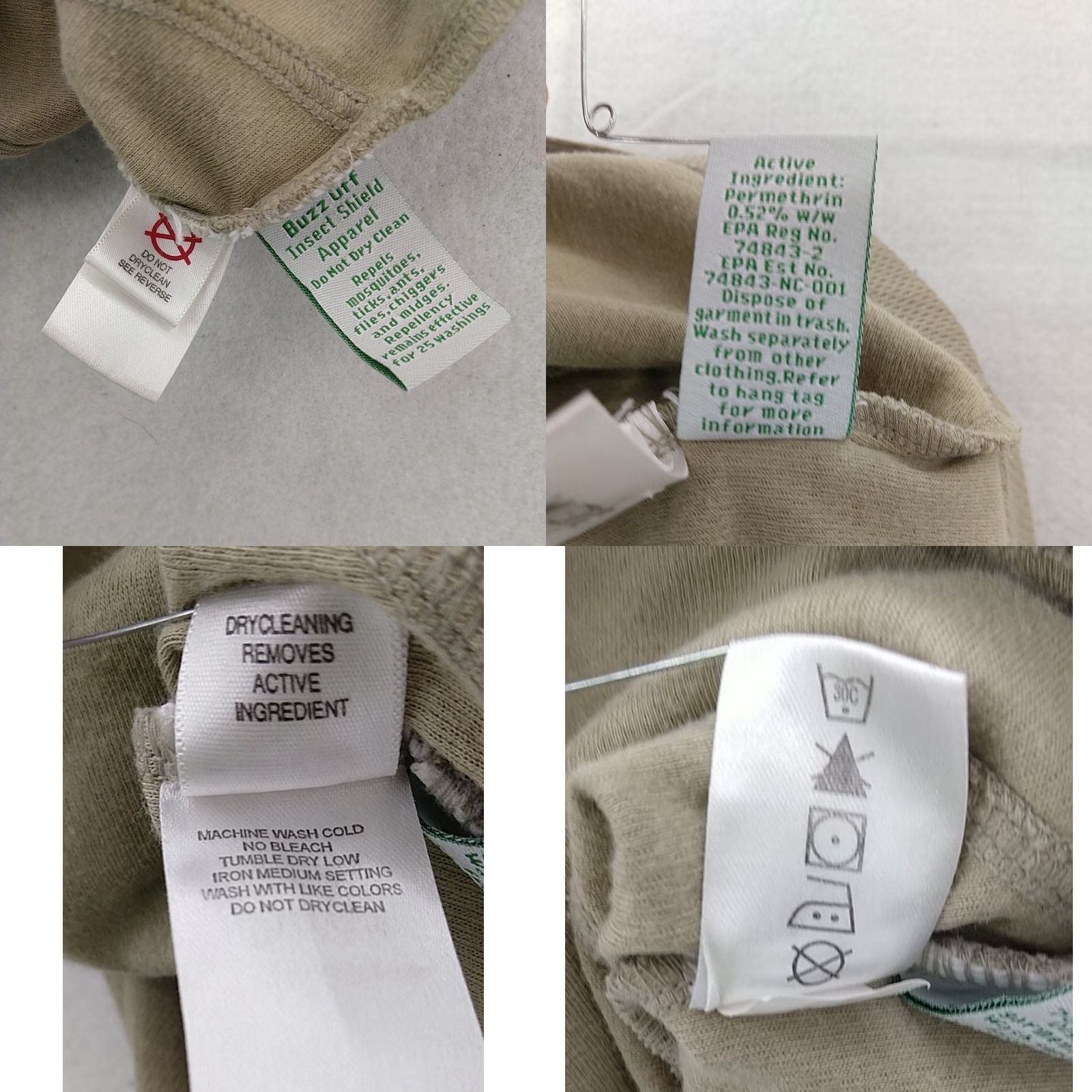 ExOfficio ExOfficio Buzz Off Long Sleeve Zip Front Hiking Shirt Women's XS Gray Thumbholes Size XS / US 0-2 / IT 36-38 - 8 Thumbnail