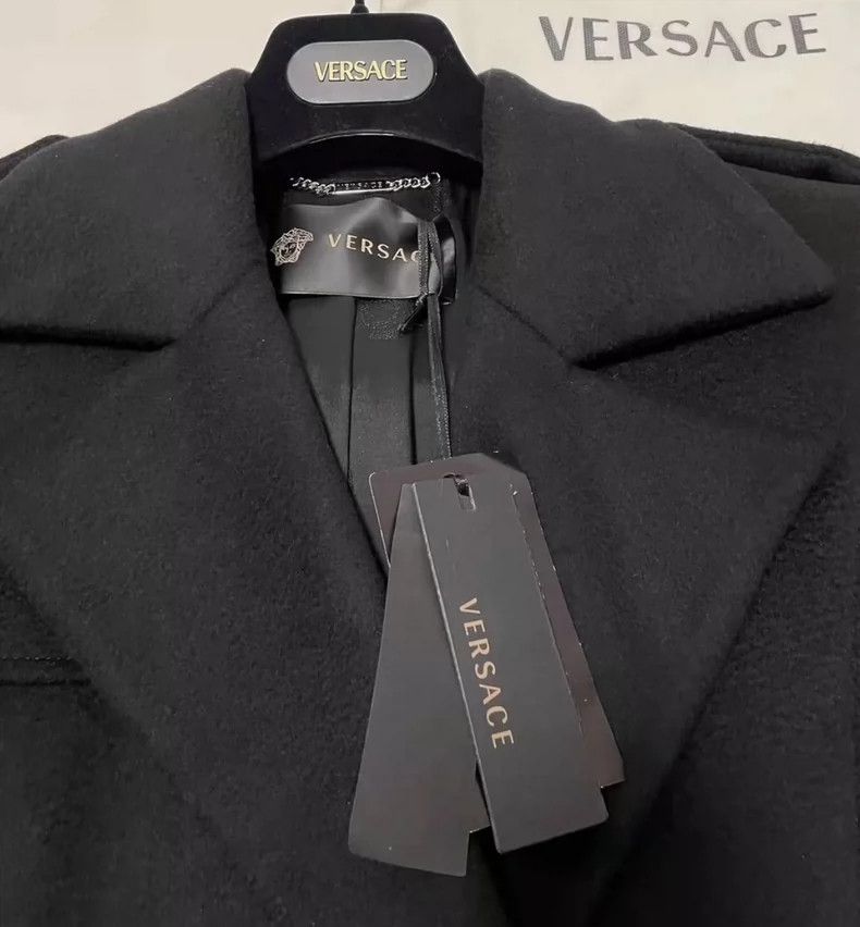 Versace Versace Main line classic reversible wool cashmere coat Size S / US 4 / IT 40 - 3 Thumbnail