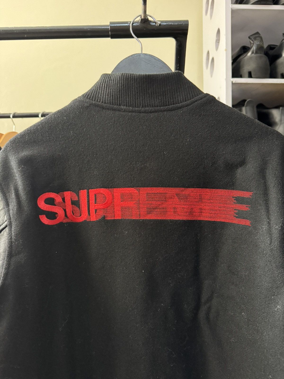 Supreme Supreme logo motion varsity jacket Size US S / EU 44-46 / 1 - 5 Thumbnail