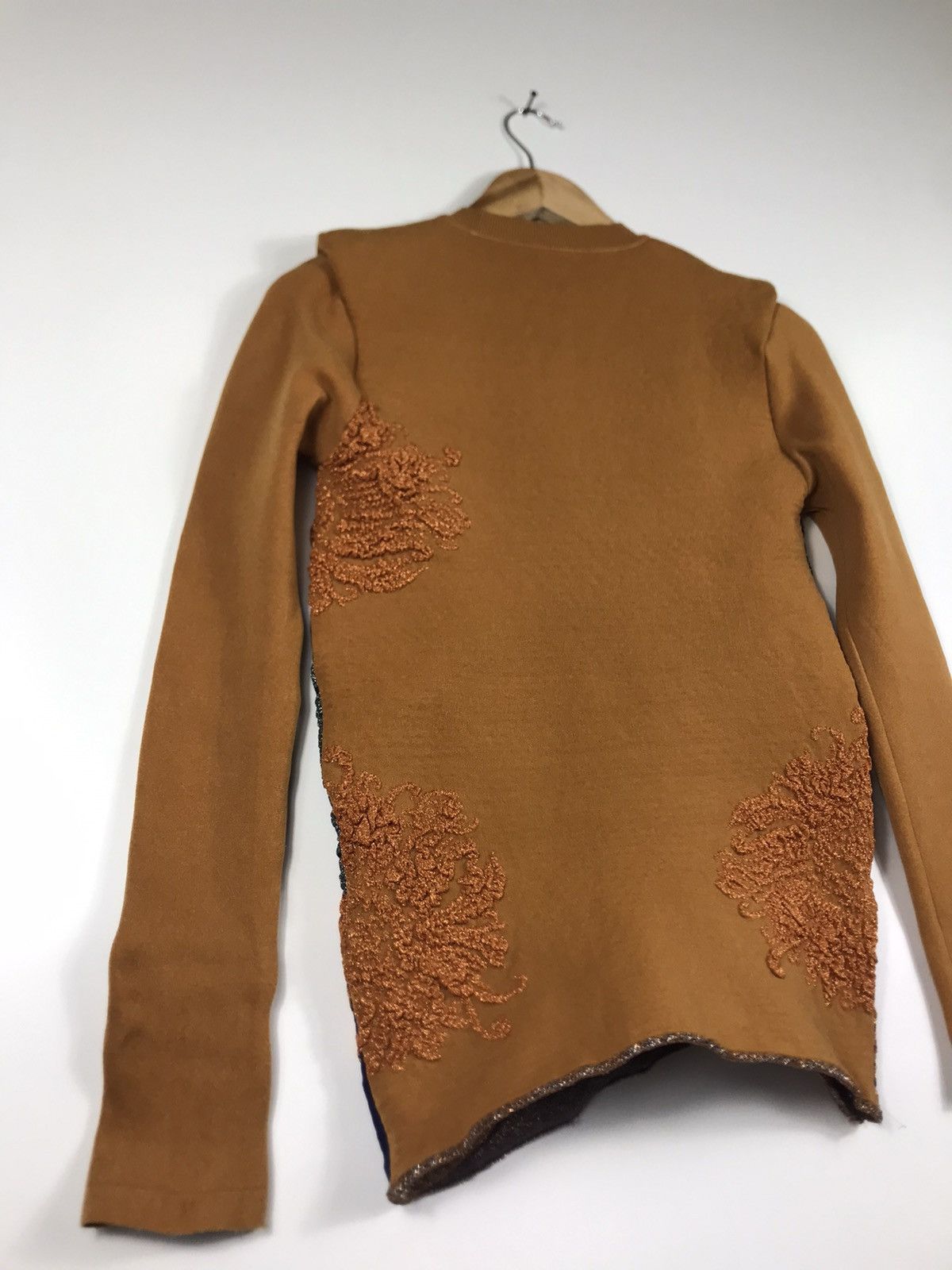 Toga 🔥Luxury Toga Archives AW24 Lame Jacquard Knit Top Size XS / US 0-2 / IT 36-38 - 15 Thumbnail