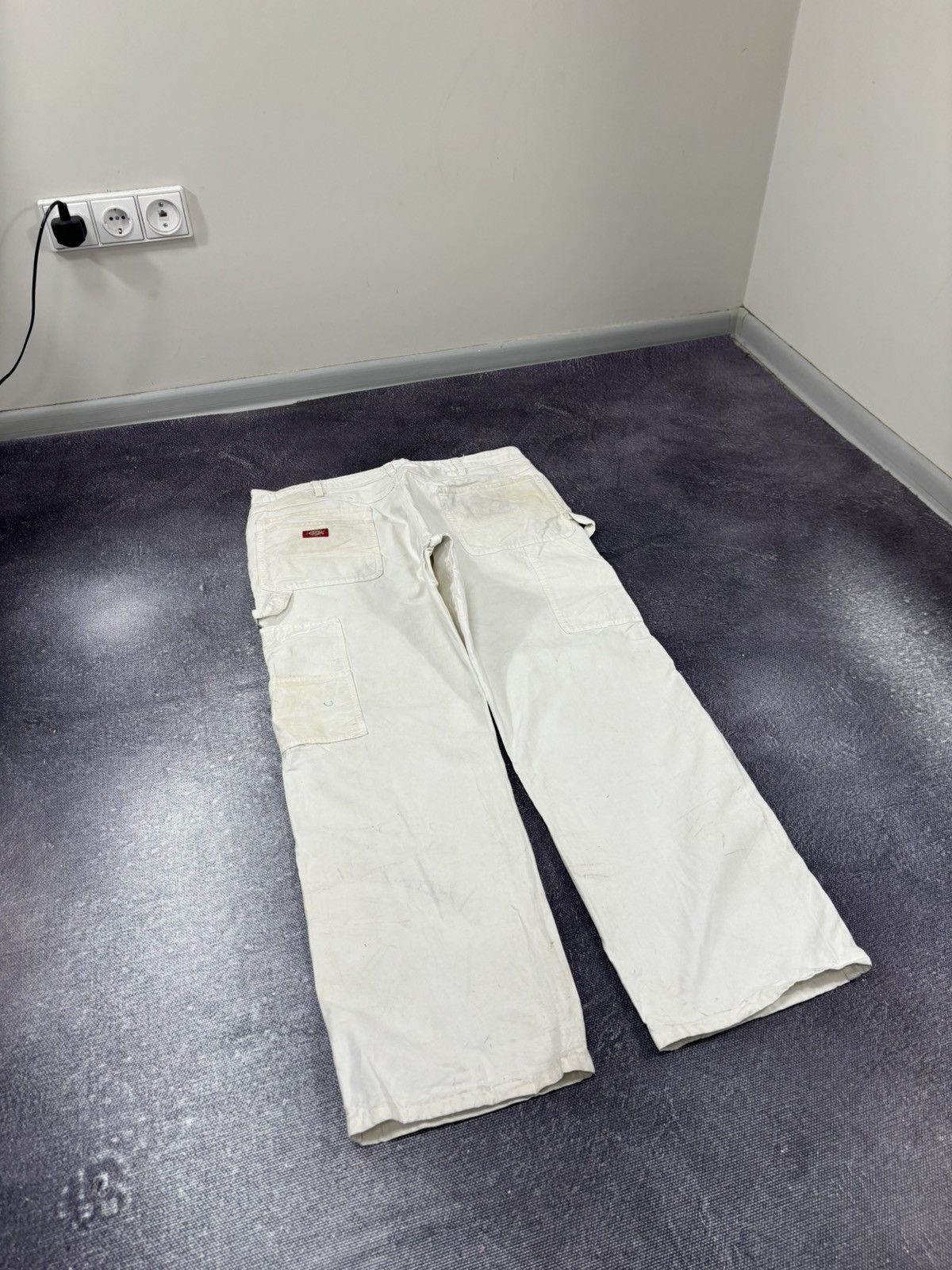 Dickies Vintage Dickies USA White Work Carpenter Hype Baggy Pants Size US 38 / EU 54 - 3 Thumbnail