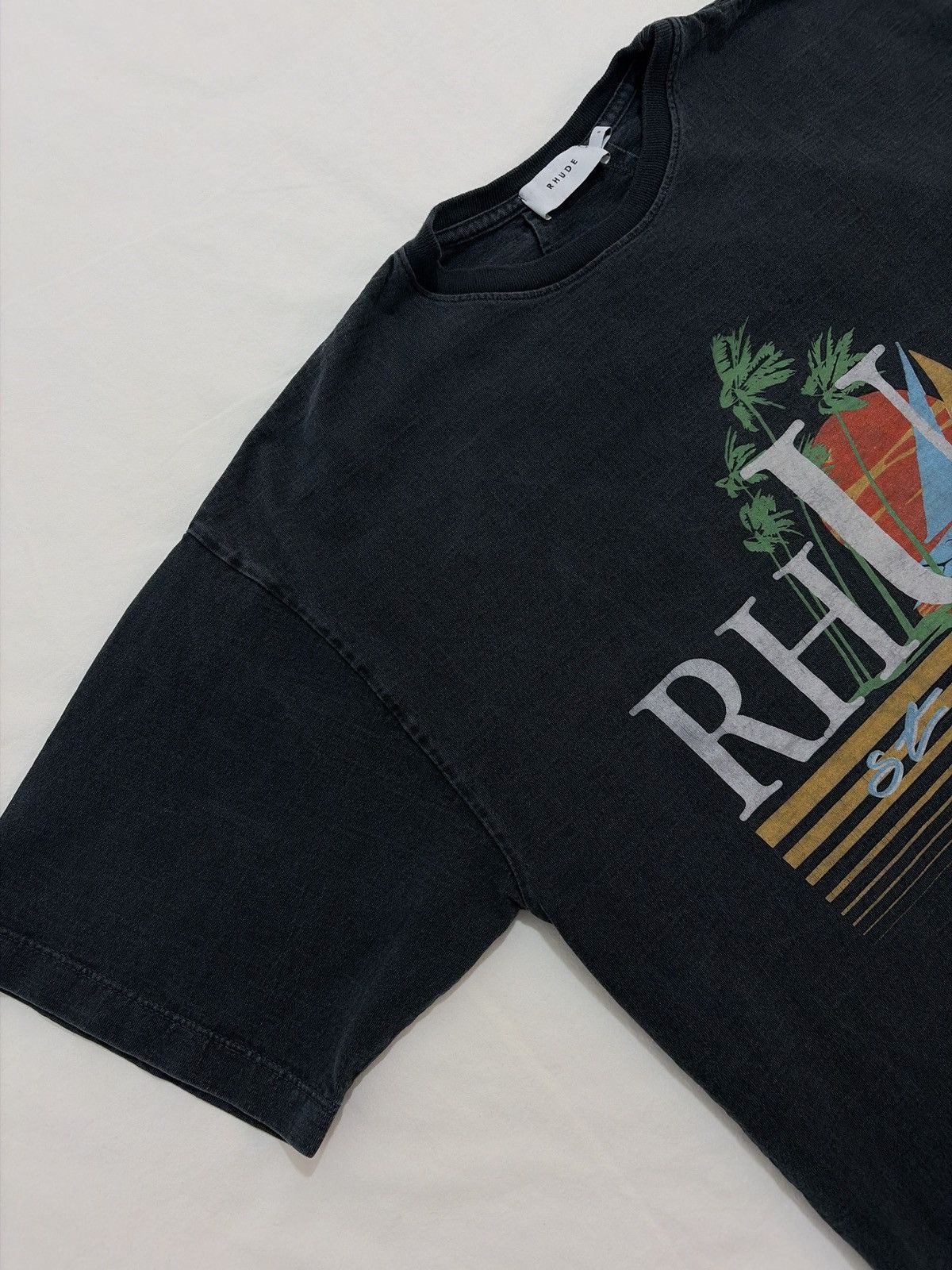 Rhude Rhude Tropics St. Barths Twin Palms Tee Size US S / EU 44-46 / 1 - 8 Thumbnail