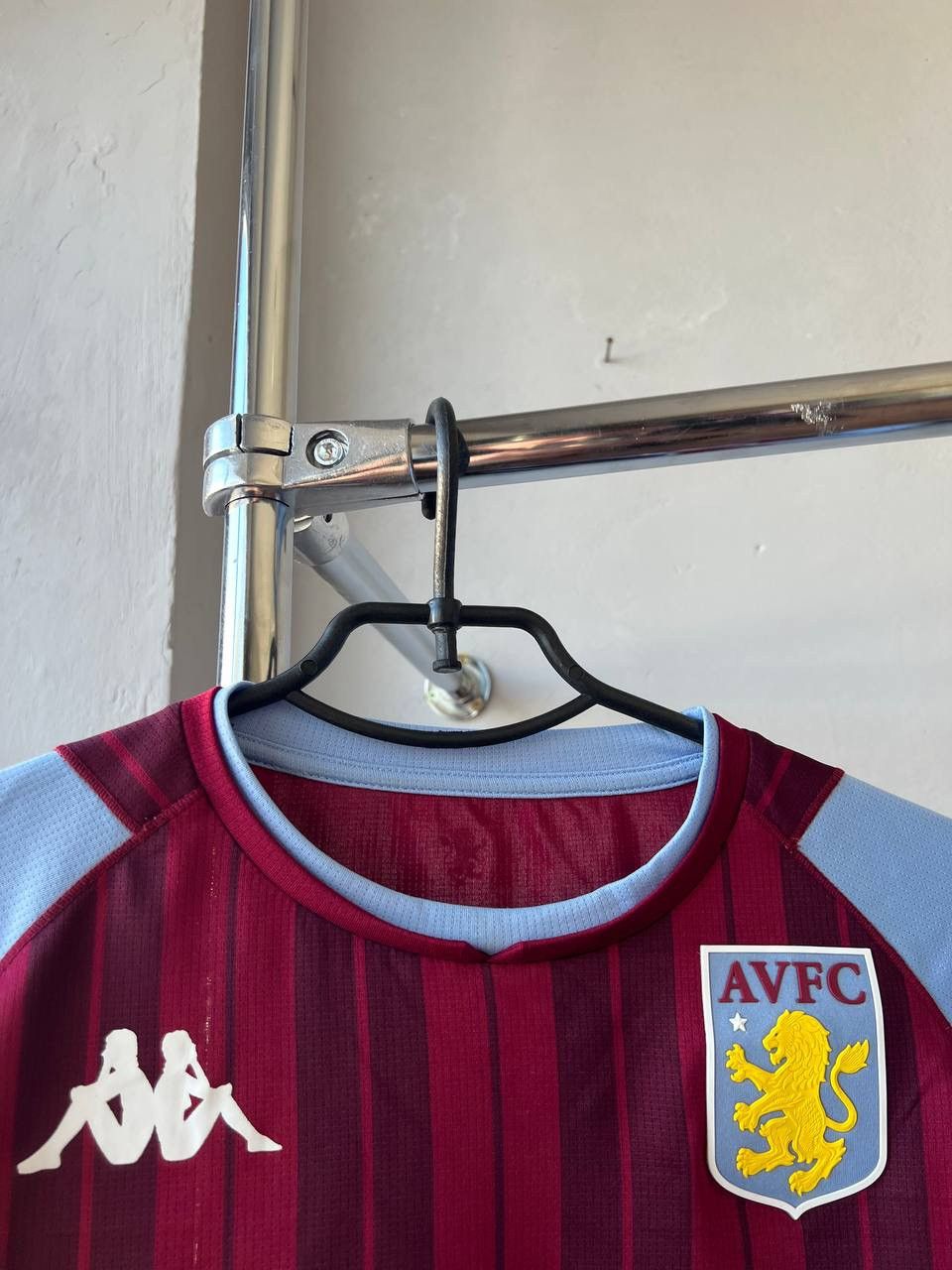 Kappa 2021/22 ASTON VILLA HOME SOCCER JERSEY FOOTBALL SHIRT SZ S Size US S / EU 44-46 / 1 - 4 Thumbnail