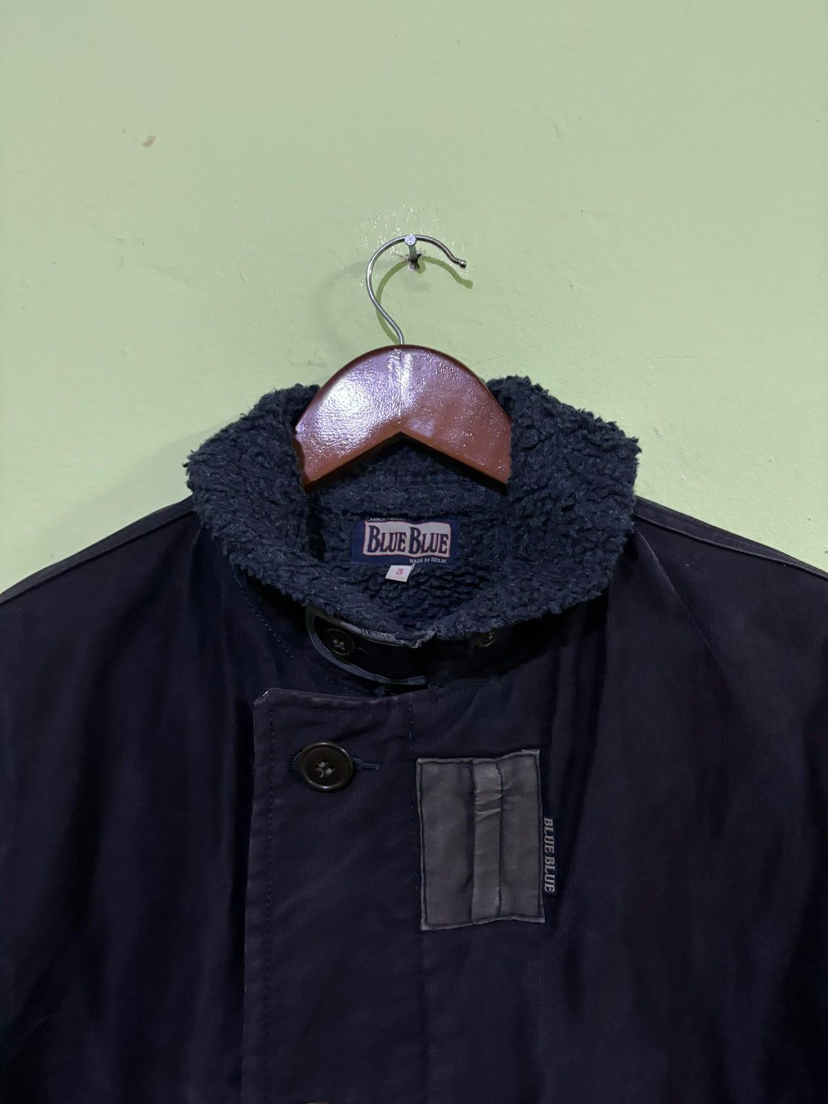 Blue Blue Japan × HOLLYWOOD RANCH MARKET VTG 90's Blue Blue Japan N1 Deck Jacket Military Fashion Size US L / EU 52-54 / 3 - 14 Thumbnail