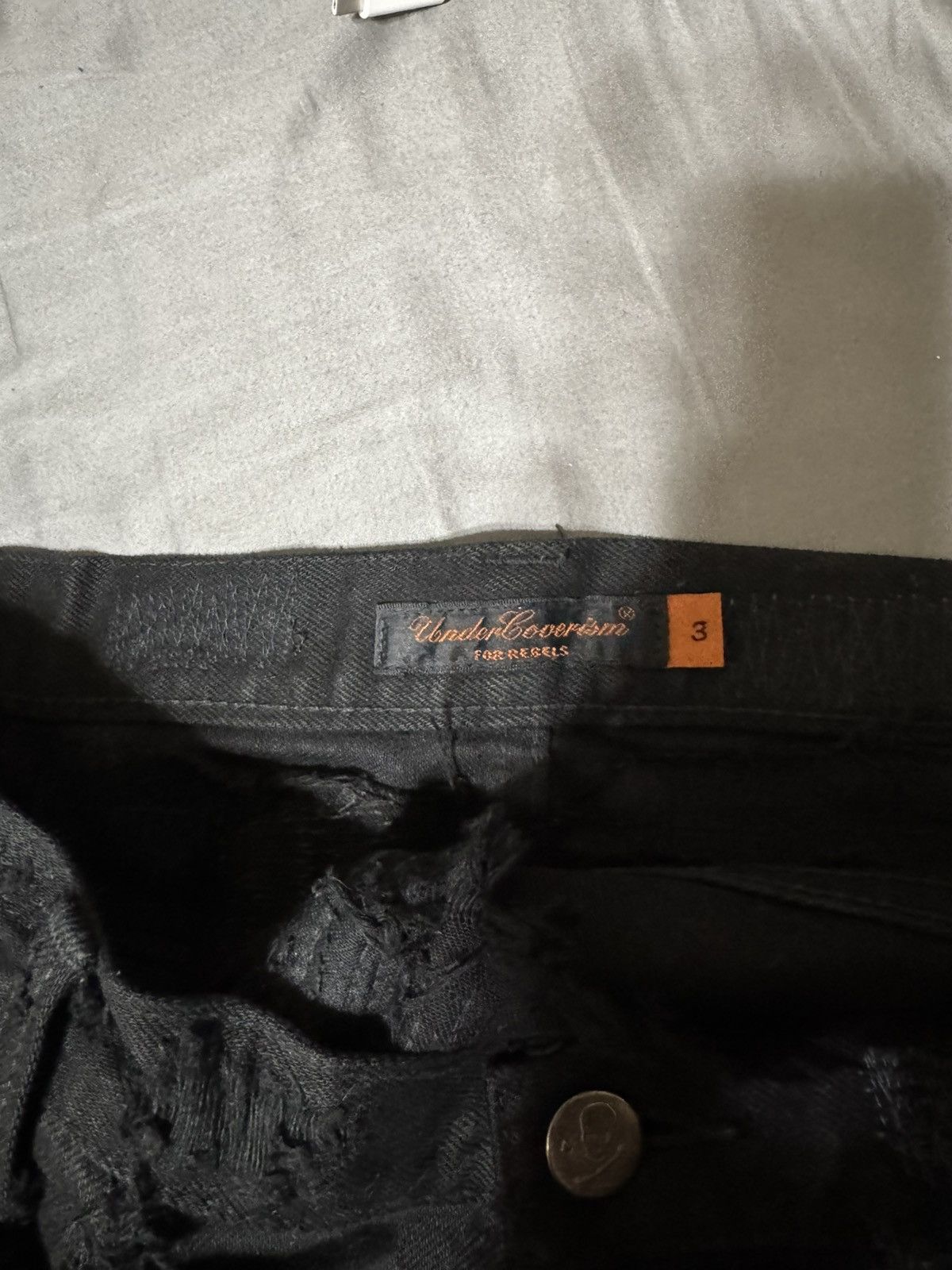 Undercover AWO5 Undercover Black 85 Denim Size US 32 / EU 48 - 6 Thumbnail