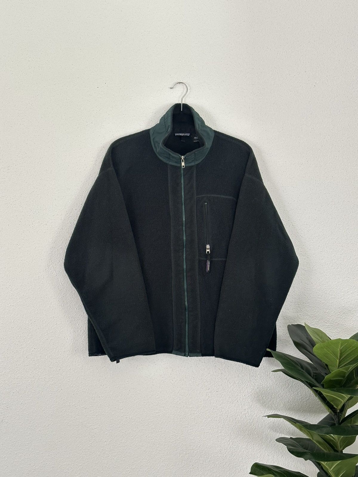 Patagonia Vintage 90s Patagonia Deep Pile Fleece Jacket Large Full Zip Size US L / EU 52-54 / 3 - 4 Thumbnail