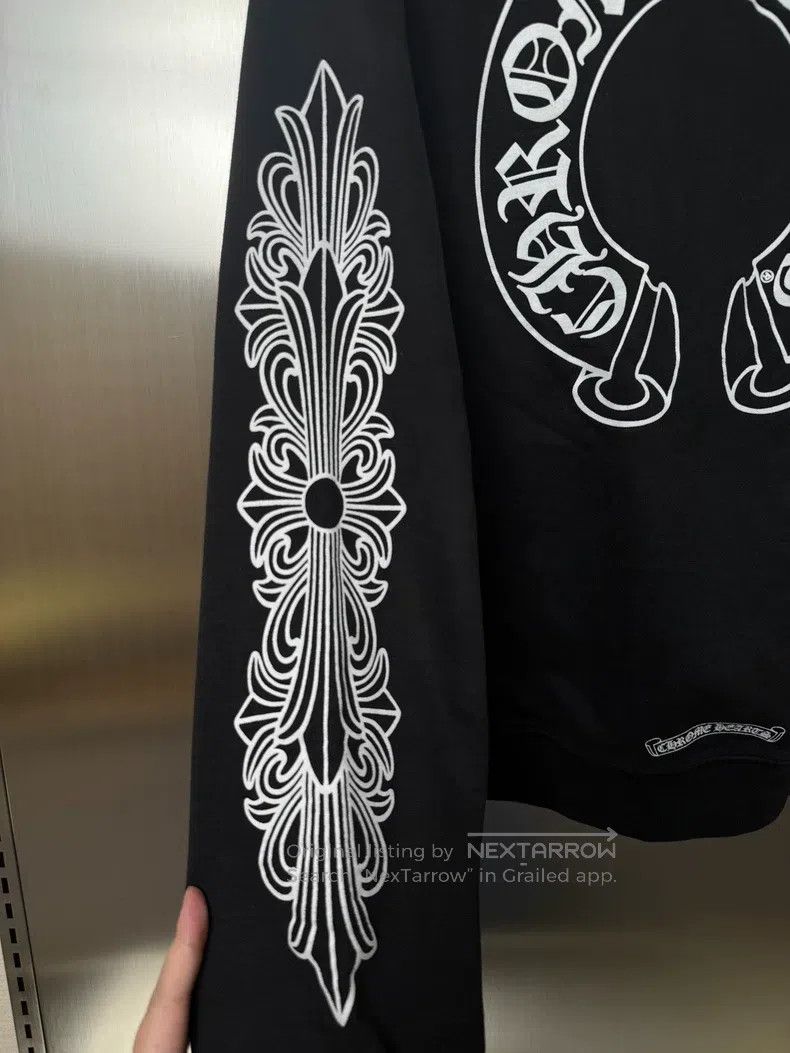 Chrome Hearts CHROME HEARTS Size M Waffle vine horseshoe zipper sweater Size US M / EU 48-50 / 2 - 6 Thumbnail