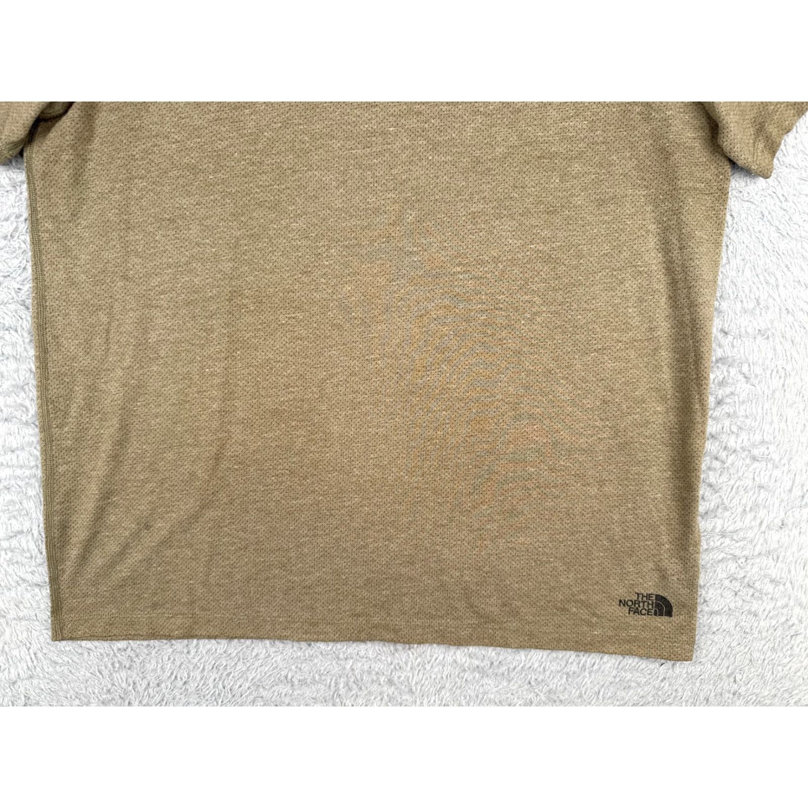 The North Face The North Face Shirt Men L Brown Flashdry Short Sleeve Crew Neck Polyester Cotton Jersey Logo 90s Outdoor Mens Size US L / EU 52-54 / 3 - 5 Thumbnail