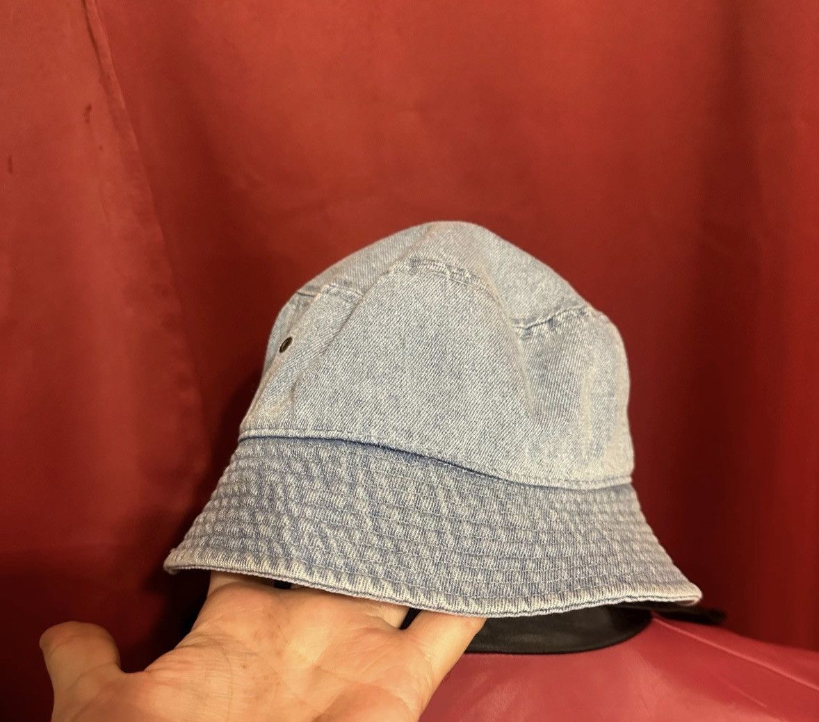 Vintage Vintage Sleazy Star Bucket Hat Y2K Denim Streetwear Grail Size ONE SIZE - 2 Thumbnail