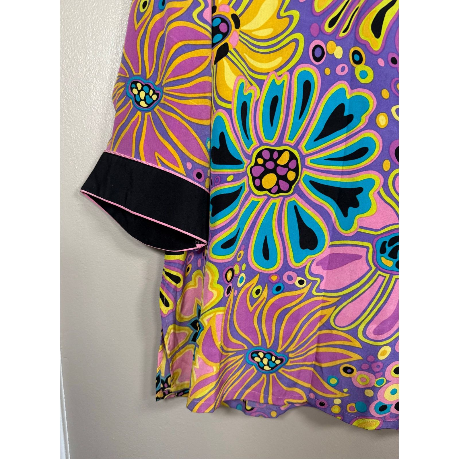 Bob Mackie Vintage Bob Mackie Wearable Art Silk Pucci Hippie Tunic M Size M / US 6-8 / IT 42-44 - 8 Thumbnail