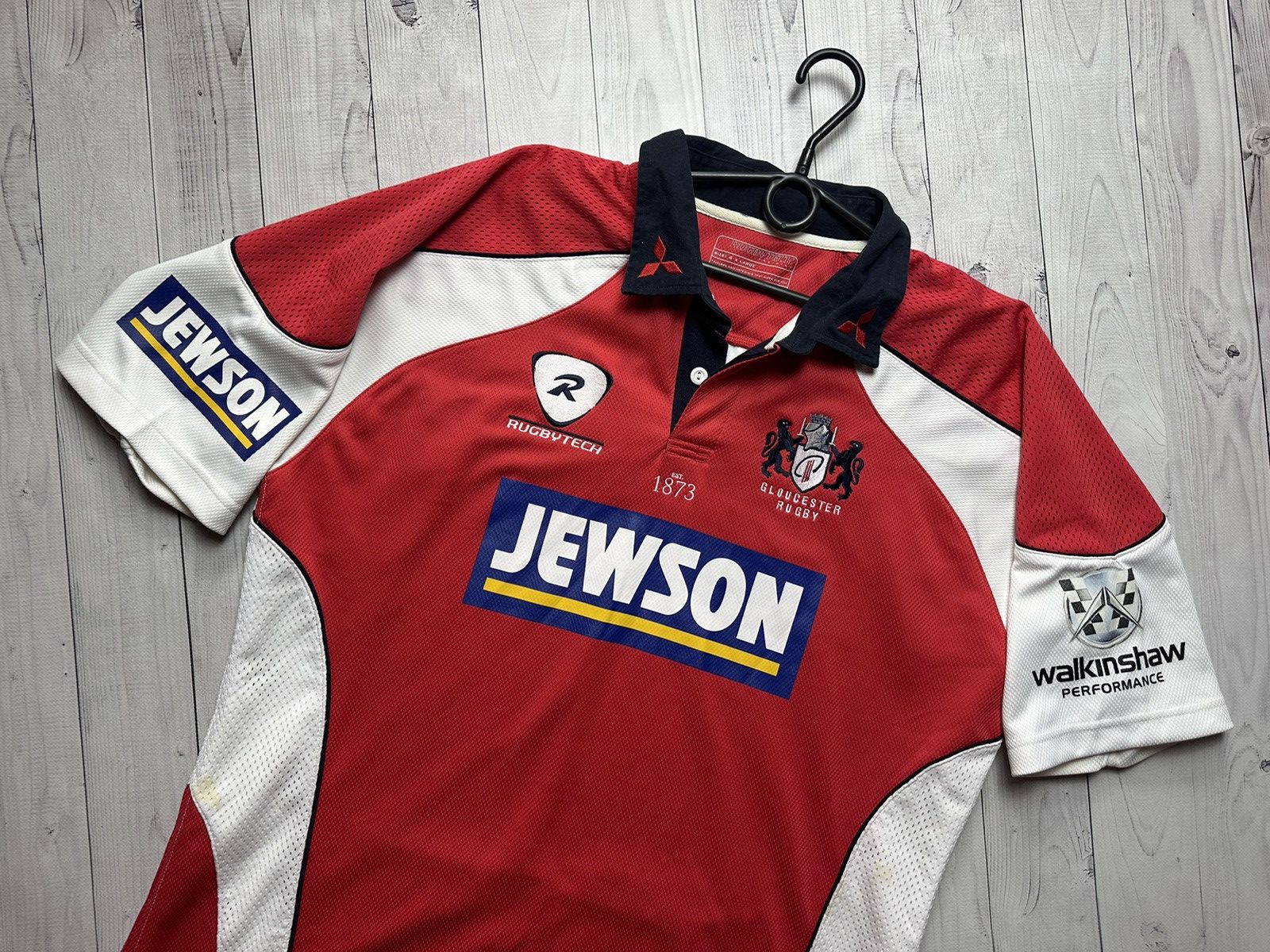 Vintage Vintage Gloucester rugby jersey Mitsubishi logo size XL Size US XL / EU 56 / 4 - 3 Thumbnail