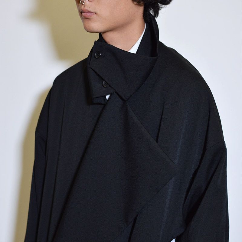 Yohji Yamamoto Yohji Yamamoto Pour Homme - WOOL GABARDINE SMOOTH COAT Size US M / EU 48-50 / 2 - 12 Thumbnail
