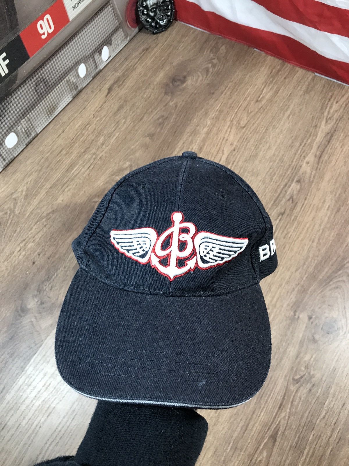 Breitling × Rolex × Vintage Vintage Official Breitling Cap Hat Embroidered Logo Racing Size ONE SIZE - 1 Thumbnail
