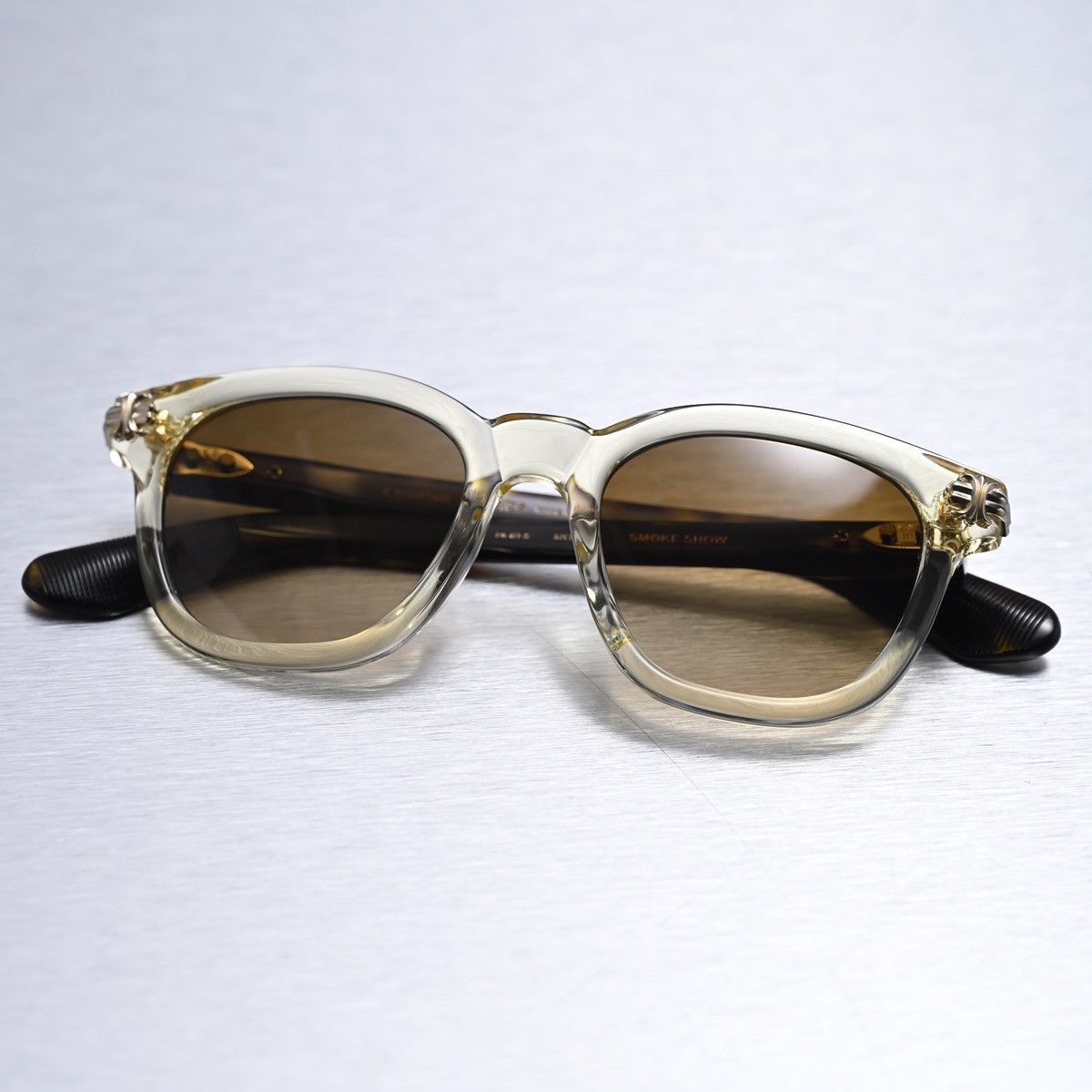 Chrome Hearts CHROME HEARTS SMOKE SHOW PALE ALE - DARK TOTOISESUNGLASSES Size ONE SIZE - 9 Thumbnail