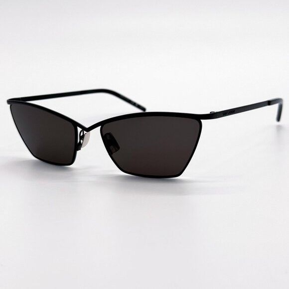 Saint Laurent Paris NEW SAINT LAURENT SUNGLASSES SL637 001 BLACK CAT EYE WOMEN E Size ONE SIZE - 3 Thumbnail