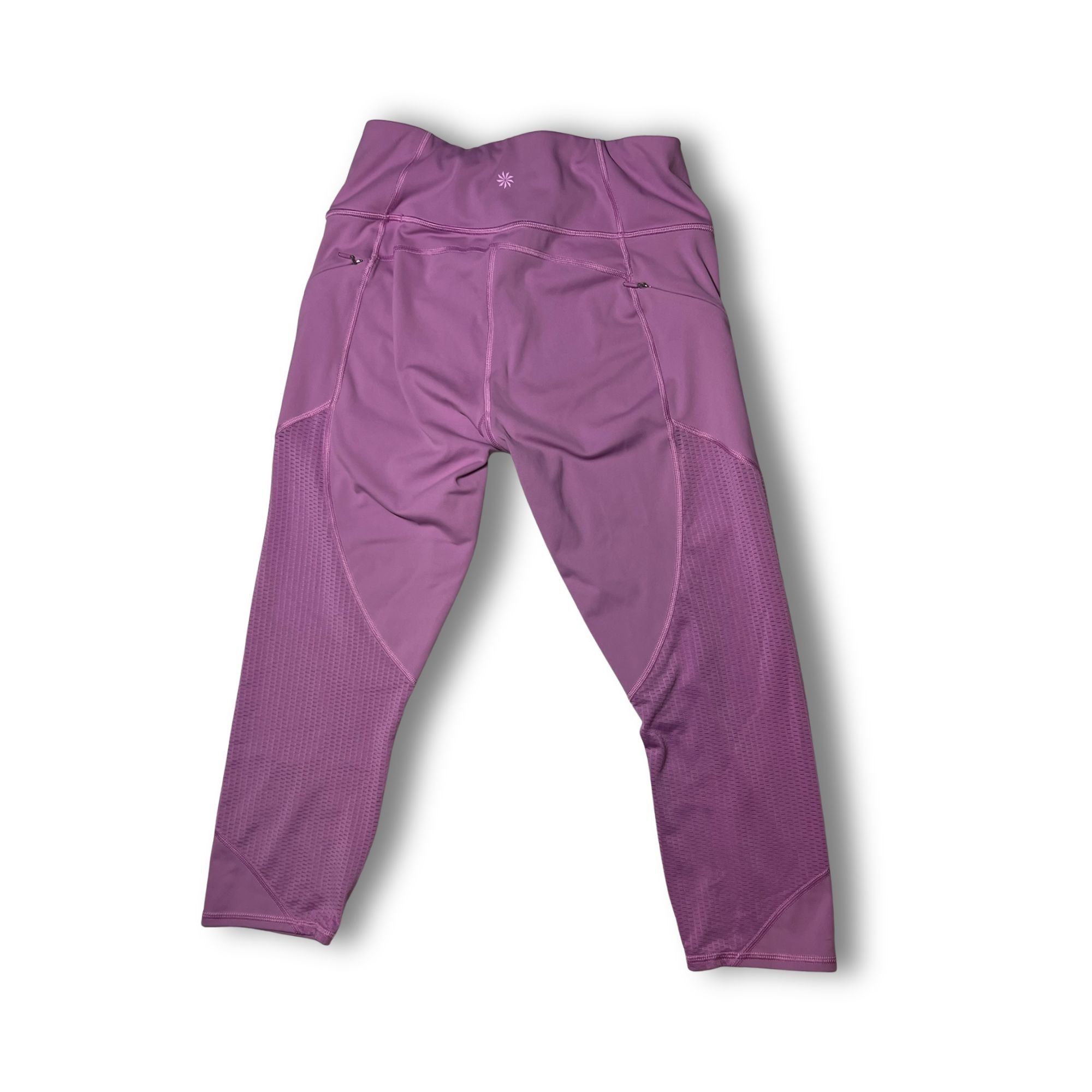 Athleta Athleta Mesh Contender Capri Leggings Small Activewear Stret Size 24" / US 00 / IT 34 - 3 Thumbnail