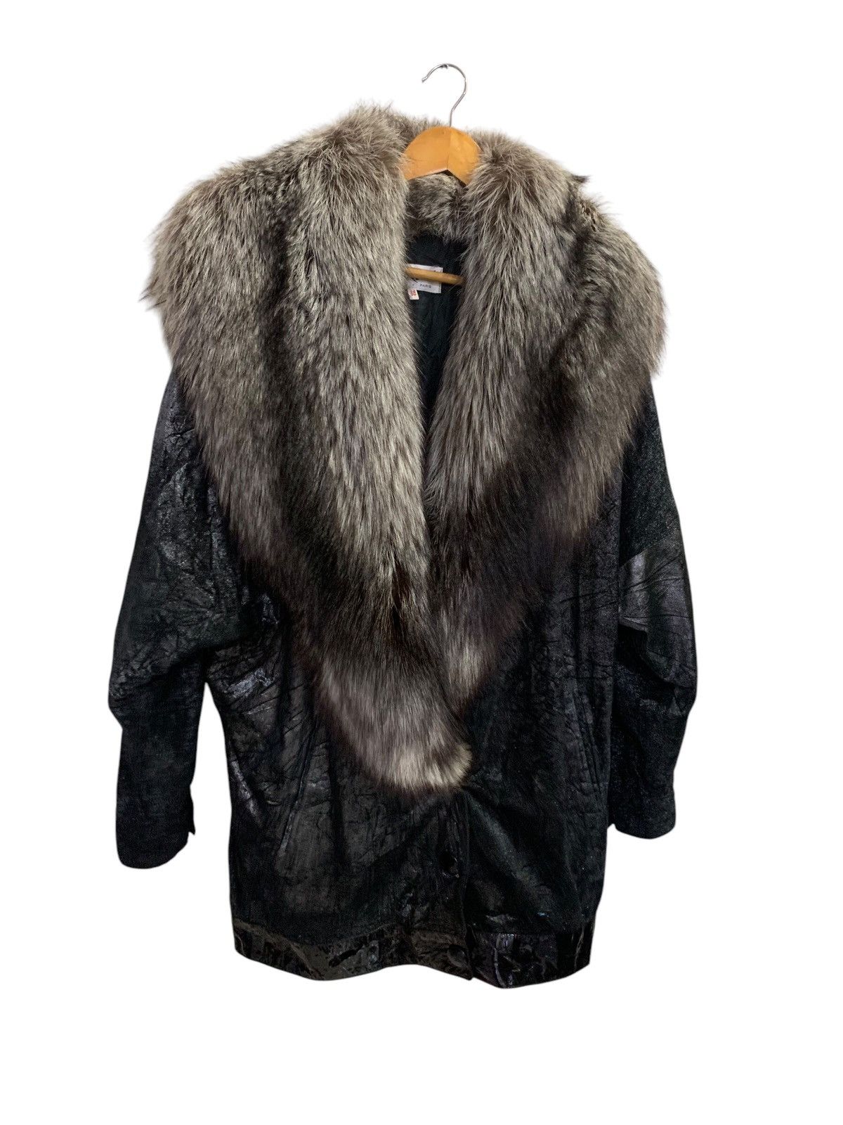 Designer × Vintage Vintage Corval Paris Fur Jacket Size US XL / EU 56 / 4 - 2 Thumbnail