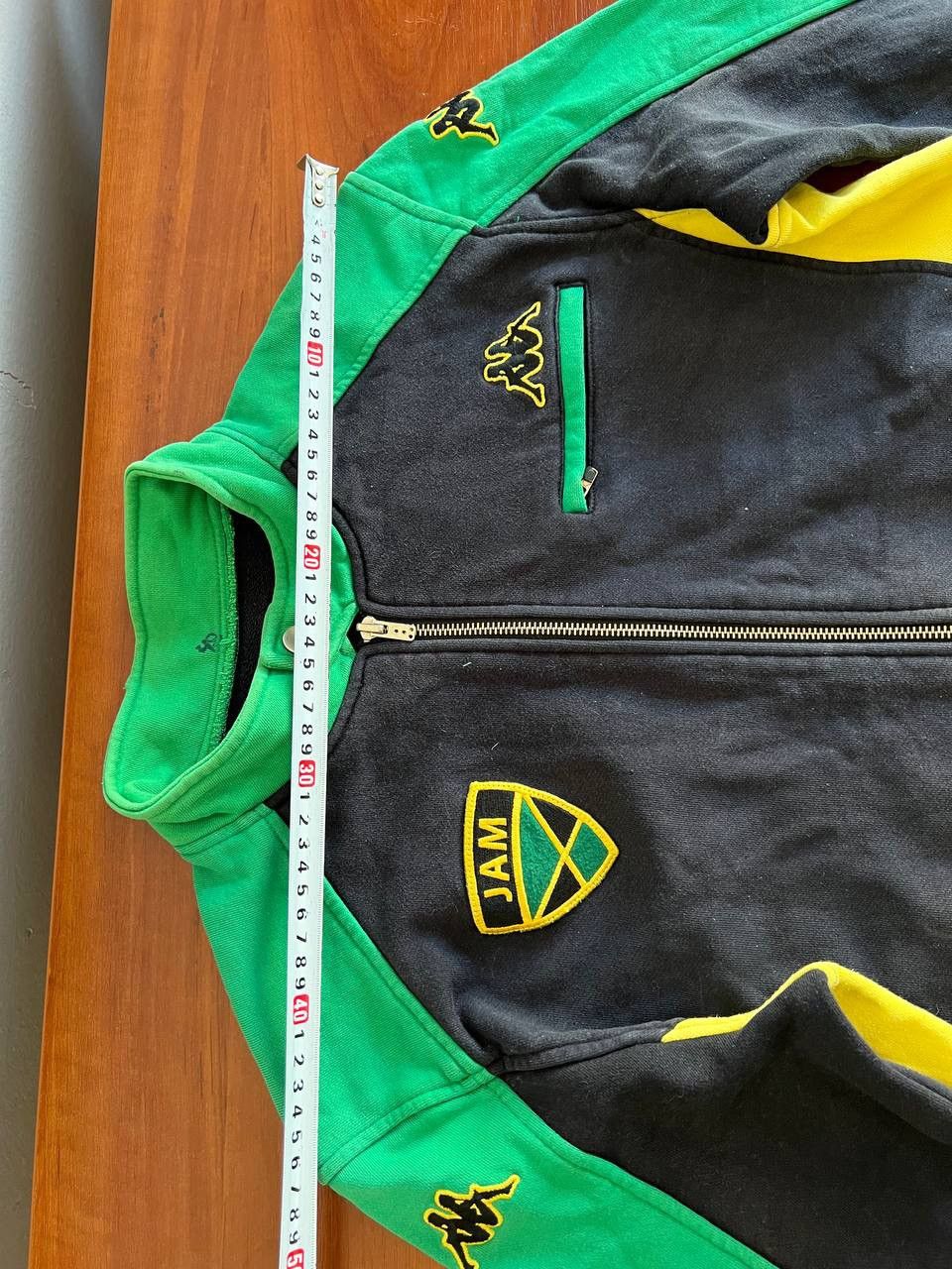Kappa 2012/15 JAMAICA TEAM THIRD TRAVEL SOCCER FOOTBALL JACKET XL Size US XL / EU 56 / 4 - 24 Thumbnail