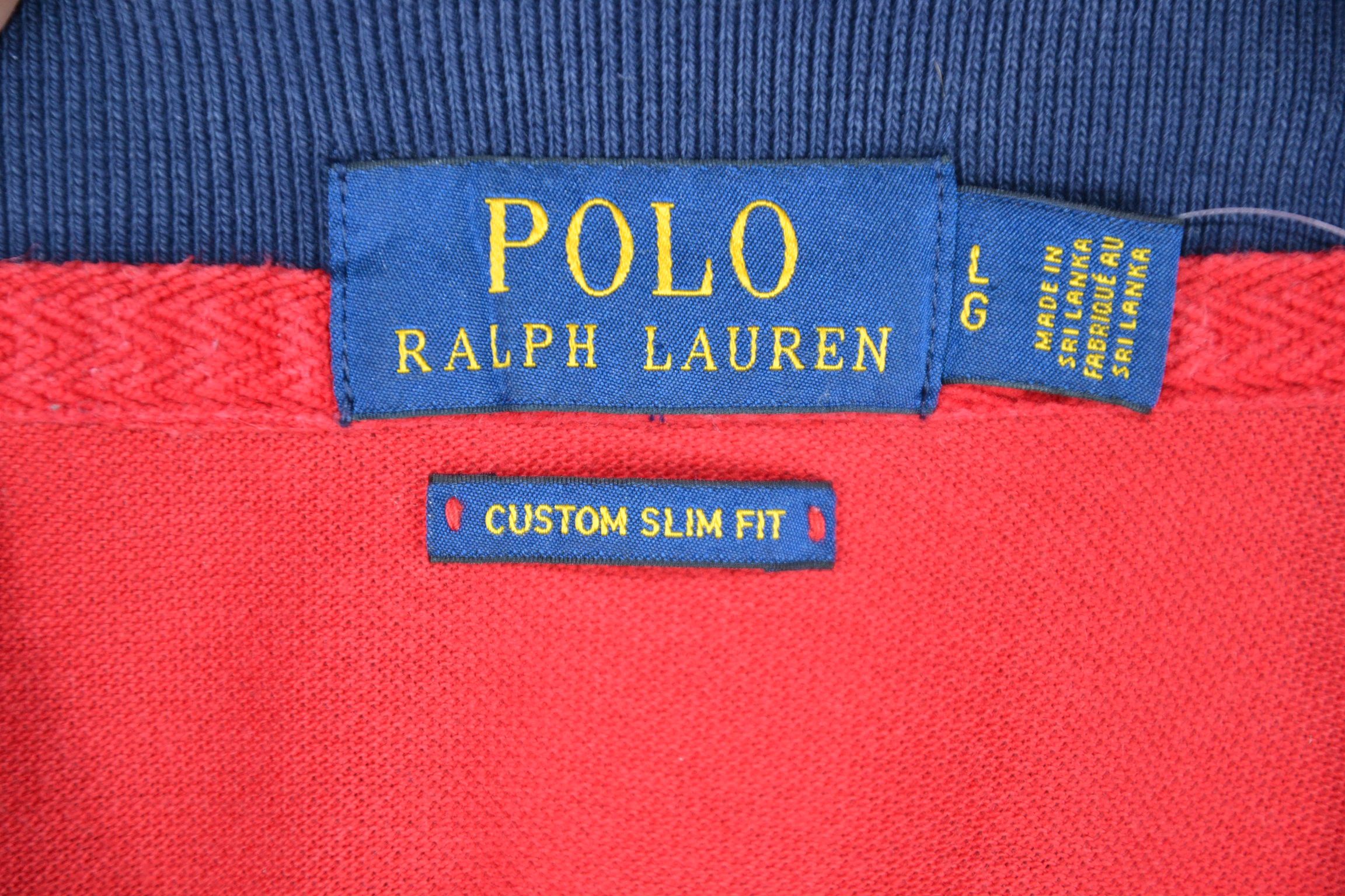 Polo Ralph Lauren POLO RALPH LAUREN Rugby Polo Mens L Shirt Slim Fit Rare Size US L / EU 52-54 / 3 - 7 Thumbnail