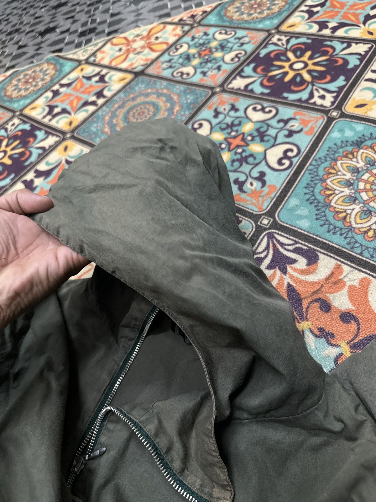 Le Grande Bleu (L.G.B.) Harlem Rouge Japanese Brand Asymmetrical Zipper Jacket Hood Size US M / EU 48-50 / 2 - 16 Thumbnail
