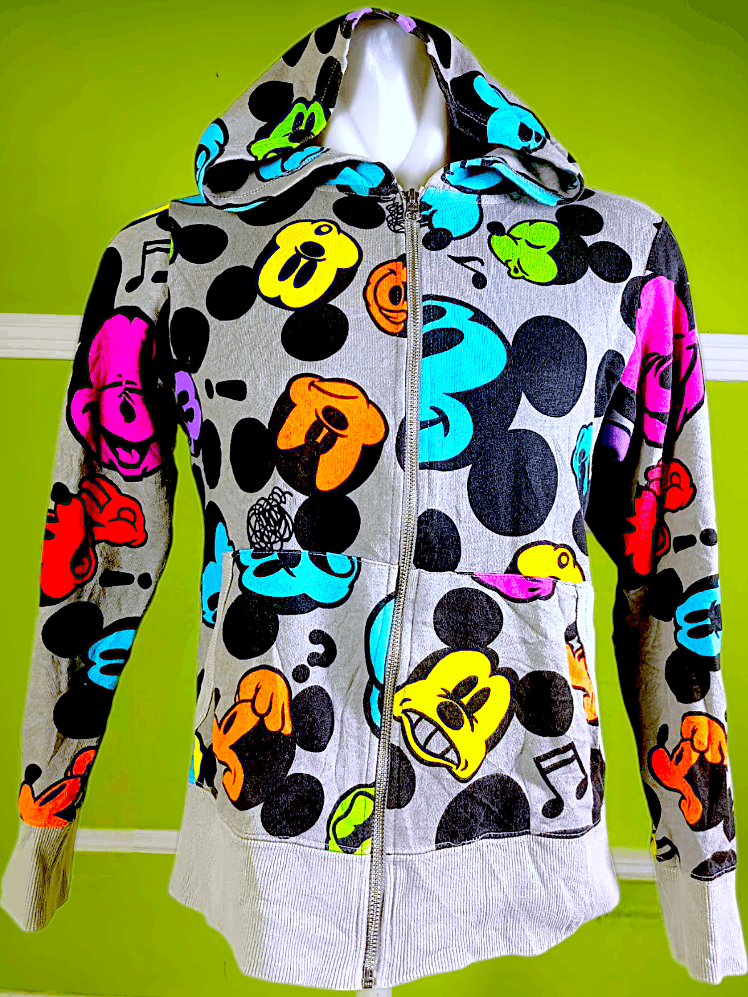 Cartoon Network × Disney × Mickey Mouse TOKYO DISNEY RESORT Mickey Mouse All Over Print Zip Hoodie Size US M / EU 48-50 / 2 - 1 Thumbnail