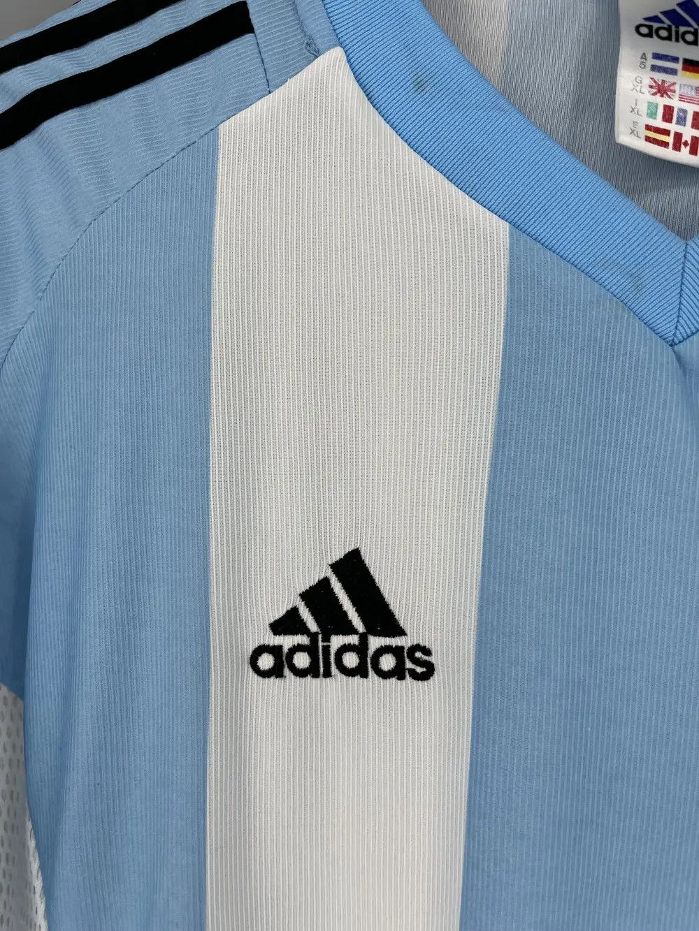Adidas ARGENTINA 90S HOME FOOTBALL SHIRT SOCCER JERSEY ADIDAS Size US XL / EU 56 / 4 - 6 Thumbnail