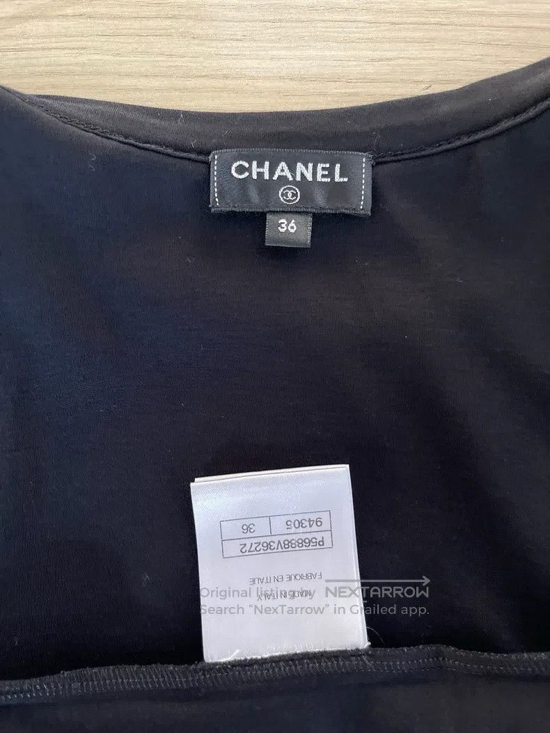 Chanel Chanel Golden rolled-edged black short sleeves Size XS / US 0-2 / IT 36-38 - 3 Thumbnail