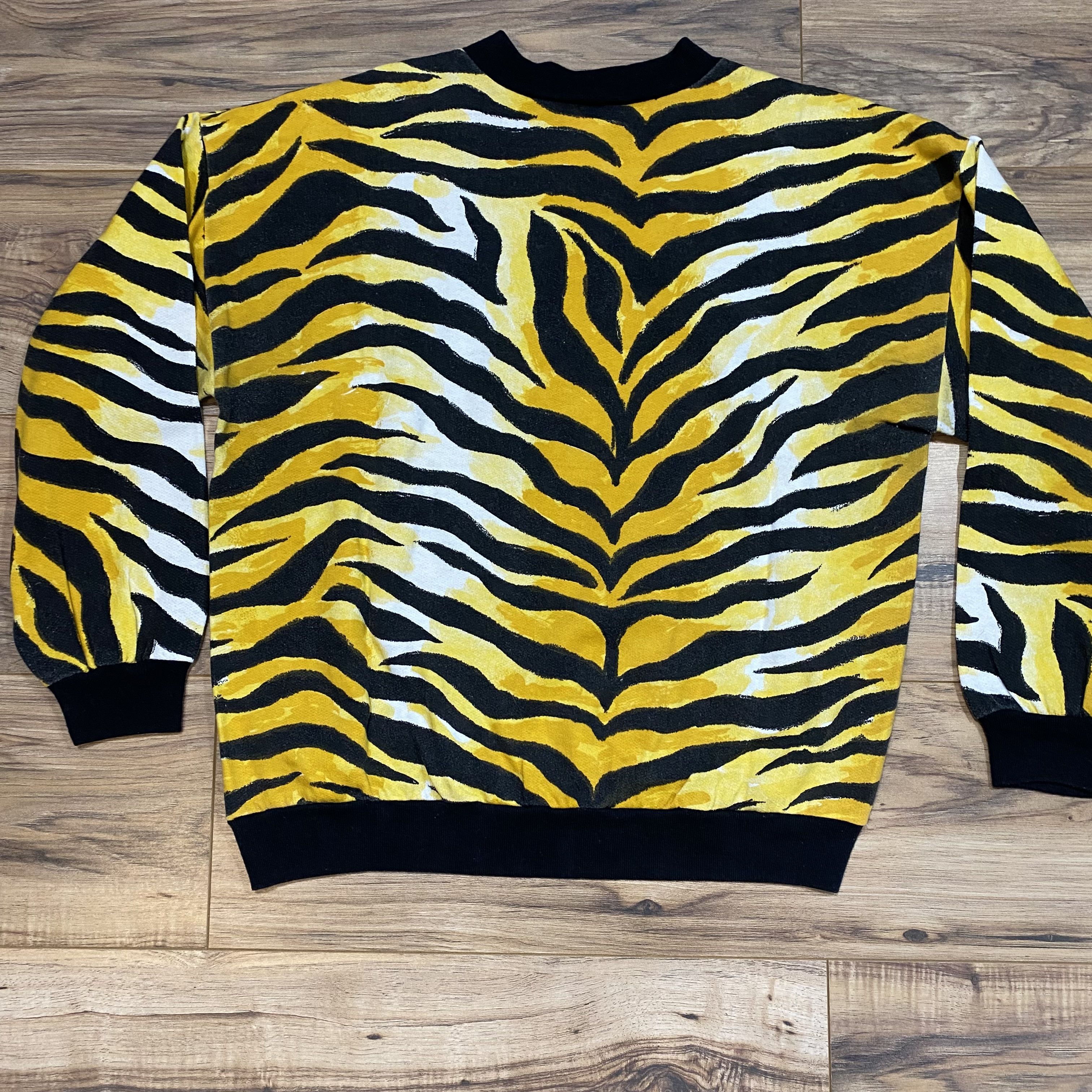 Vintage Just Dawn Cat Print Womens Crew Neck Sweatshirt Made in USA Size L / US 10 / IT 46 - 4 Thumbnail