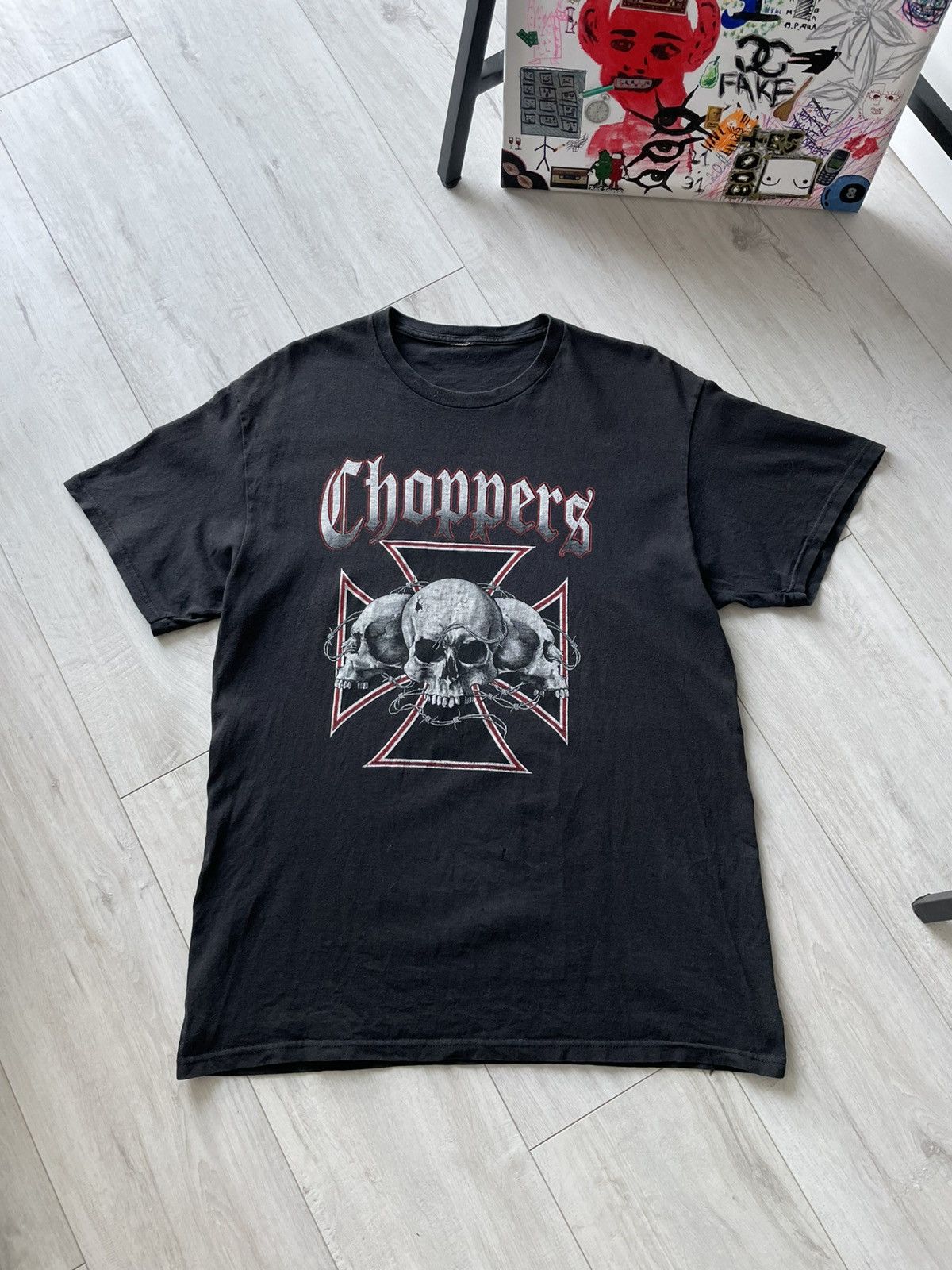 West Coast Choppers Vintage 00’s West Coast Choppers T-shirt Y2K Printed Logo Size US L / EU 52-54 / 3 - 1 Thumbnail