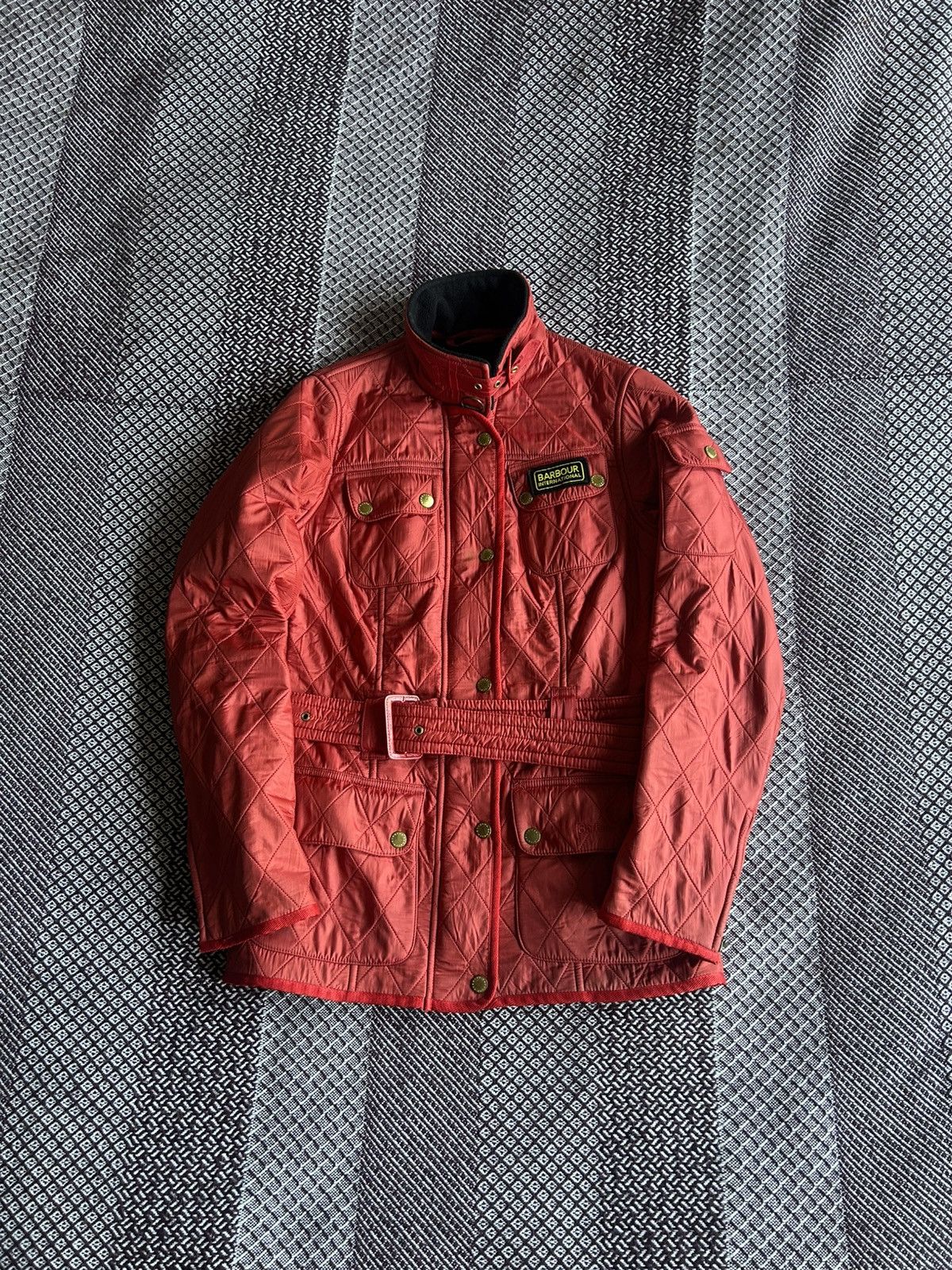 Barbour × Vintage Barbour International PolarQuilt Bomber Jacket Size UK6 Size XS / US 0-2 / IT 36-38 - 1 Thumbnail