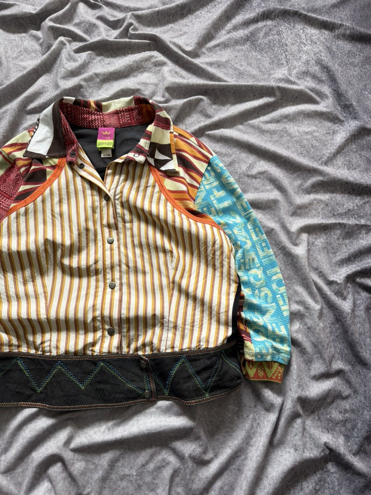 Other Save The Queen Patterned Blouse Size XL Size XL / US 12-14 / IT 48-50 - 3 Thumbnail