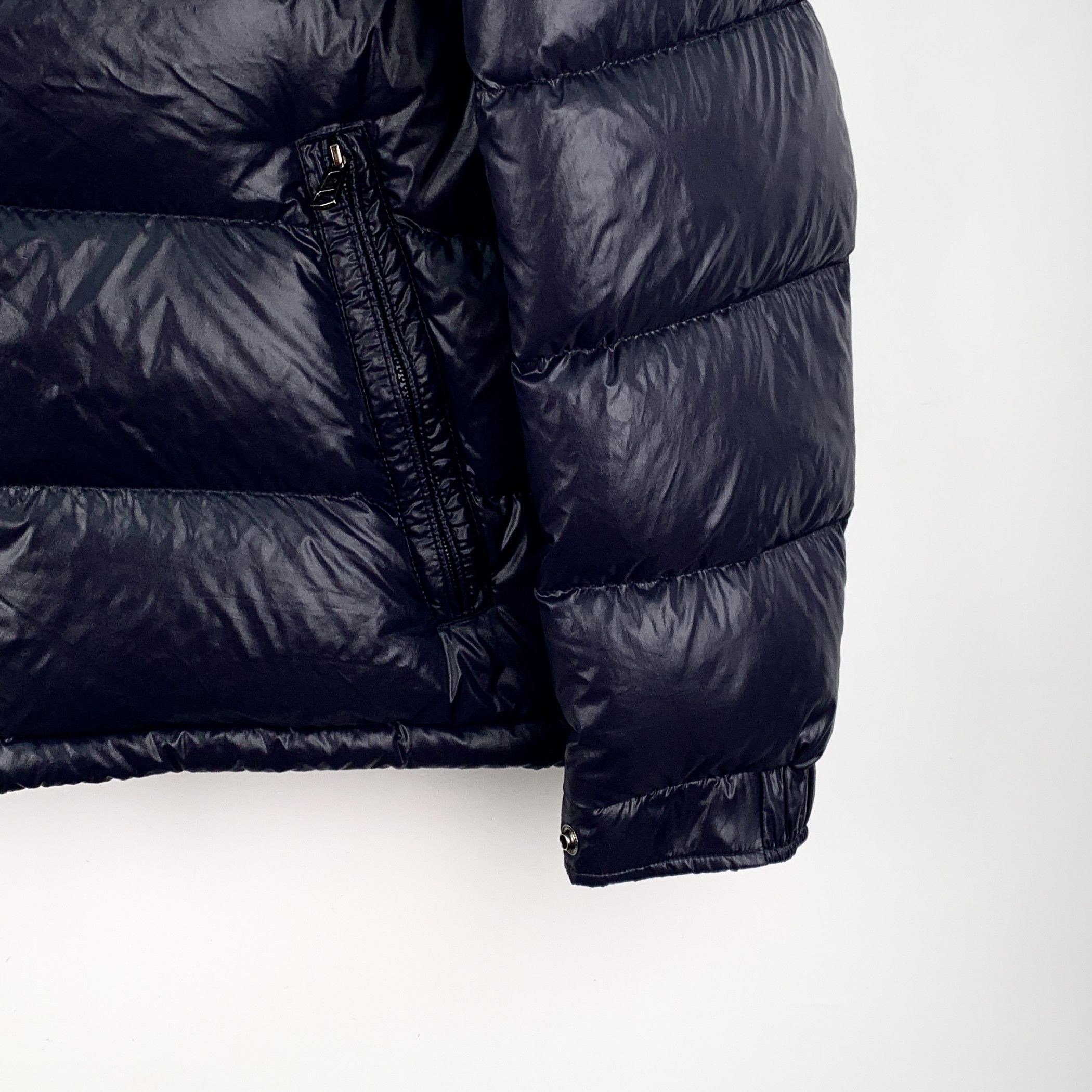 Moncler Moncler Maya Navy Hooded Down Jacket (Size M) Size US M / EU 48-50 / 2 - 7 Thumbnail